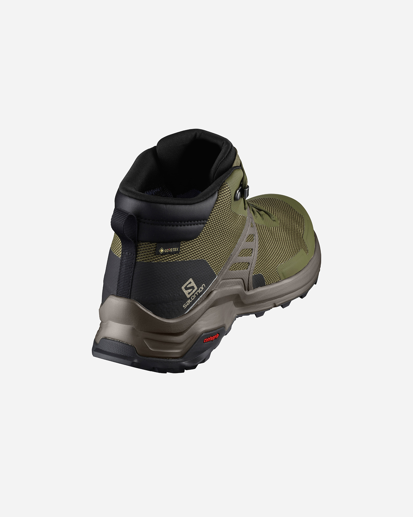 Scarpe escursionismo SALOMON X RAISE MID GTX M - Verde - 3 | Cisalfa Sport