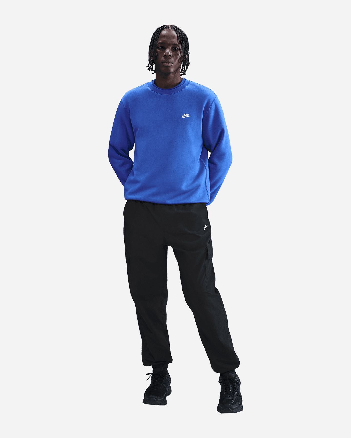 Pantalone NIKE CLUB M - Nero - 1 | Cisalfa Sport