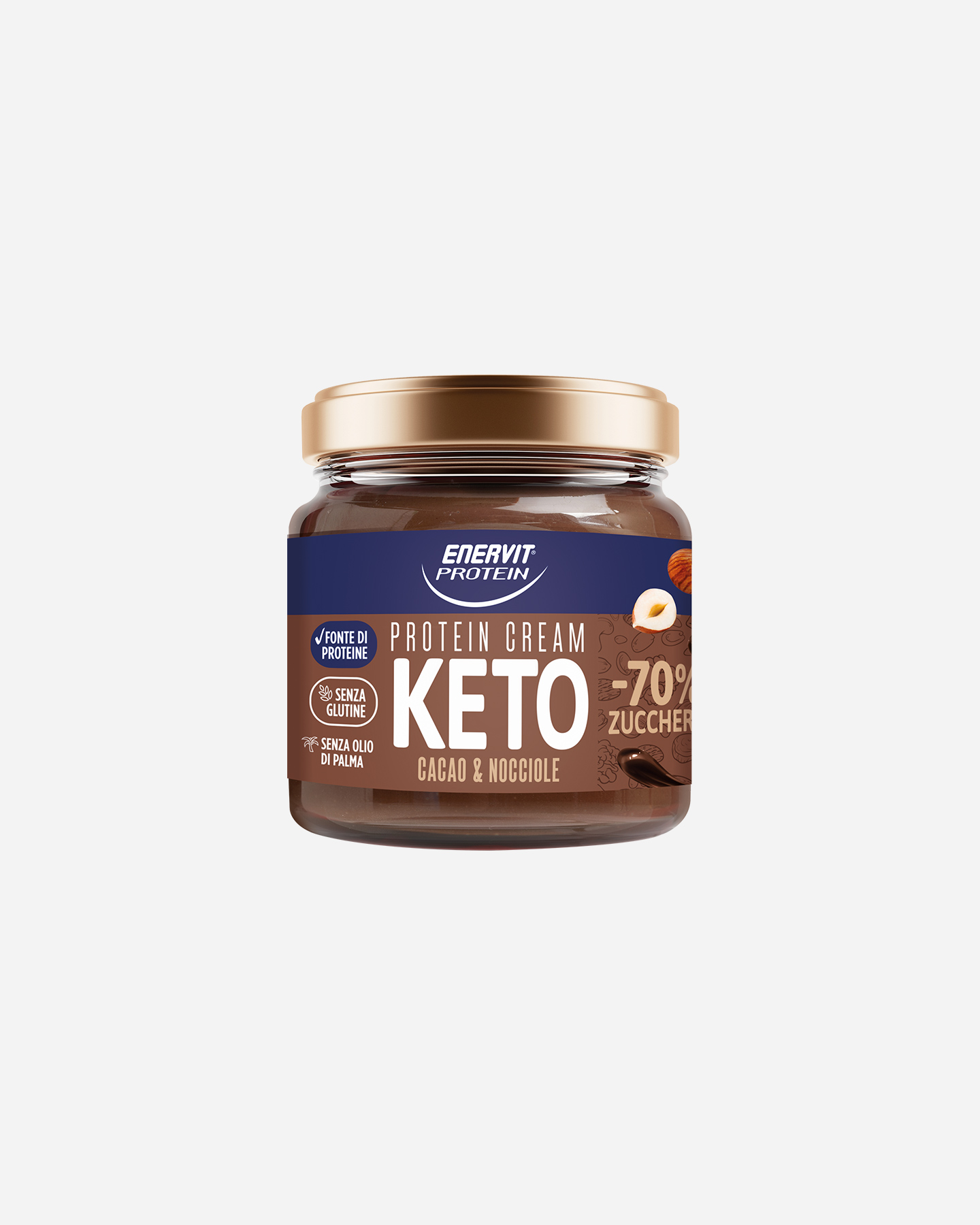 Alimento proteico ENERVIT CREMA EP KETO CACAO NOCCIOLE  - Color mix - 0 | Cisalfa Sport
