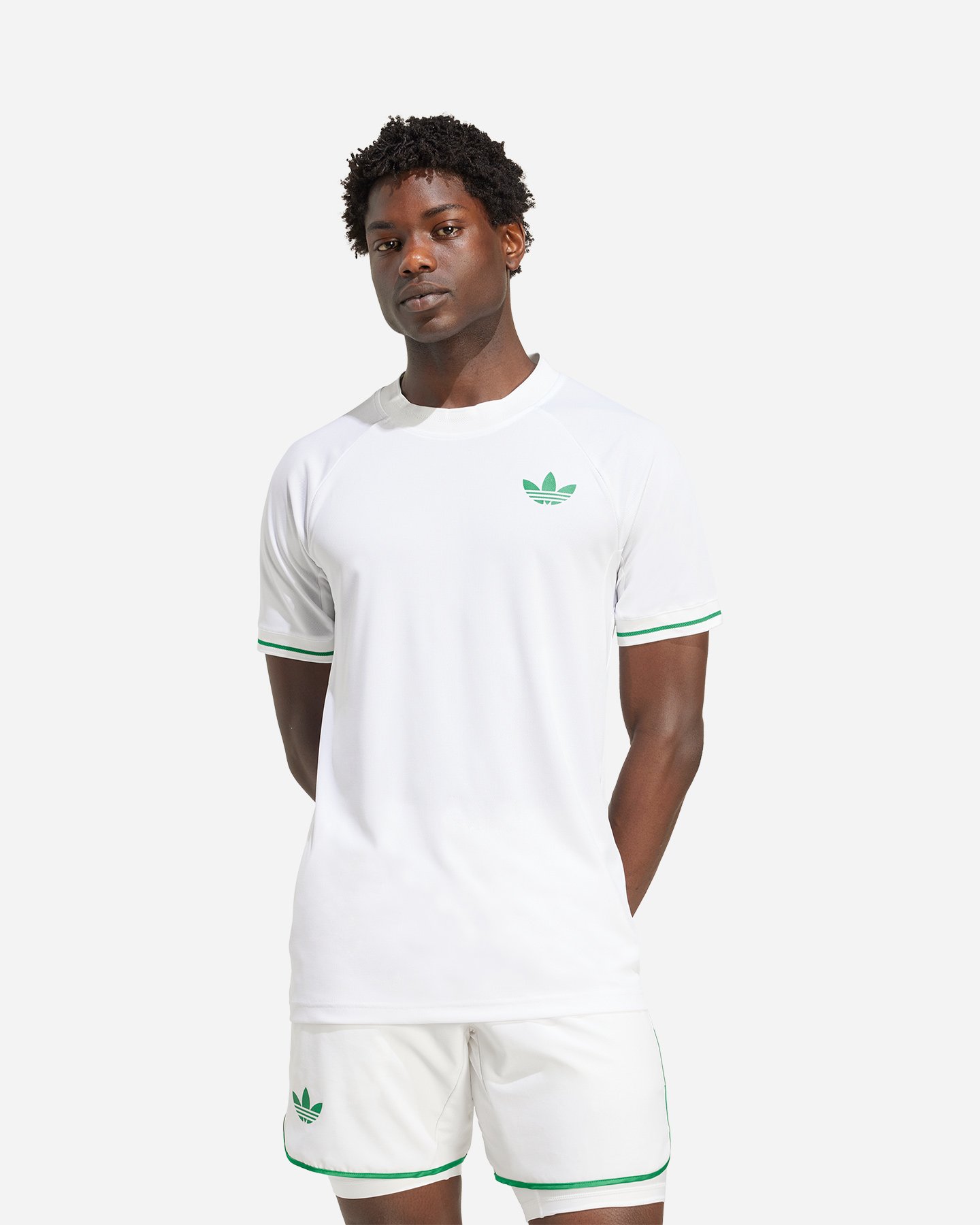 T-shirt tennis ADIDAS WIMBLEDON M - Bianco - 1 | Cisalfa Sport