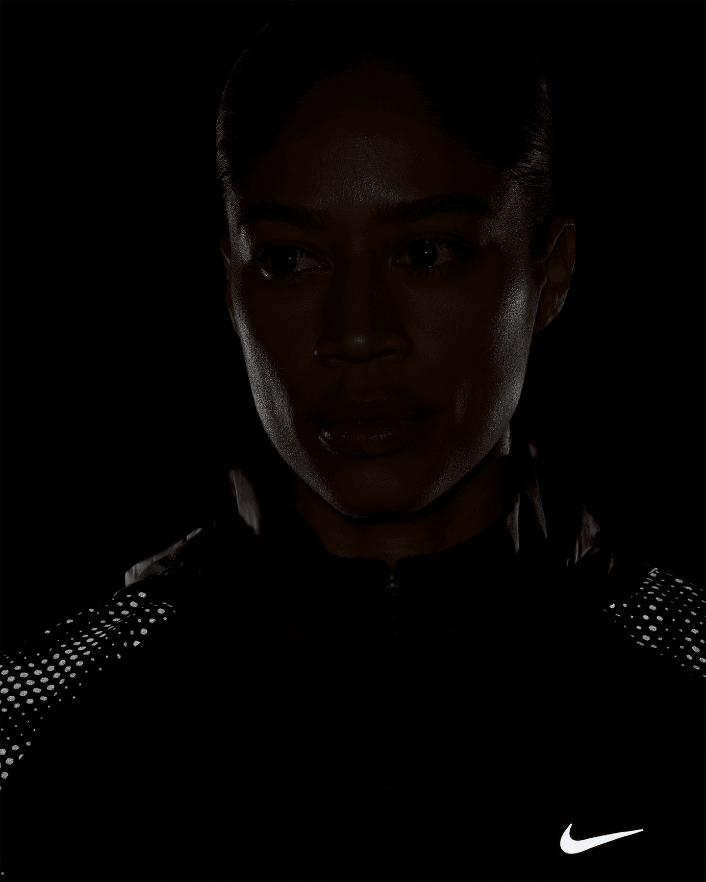 Giacca running NIKE TEMPO REPEL W - Nero - 3 | Cisalfa Sport