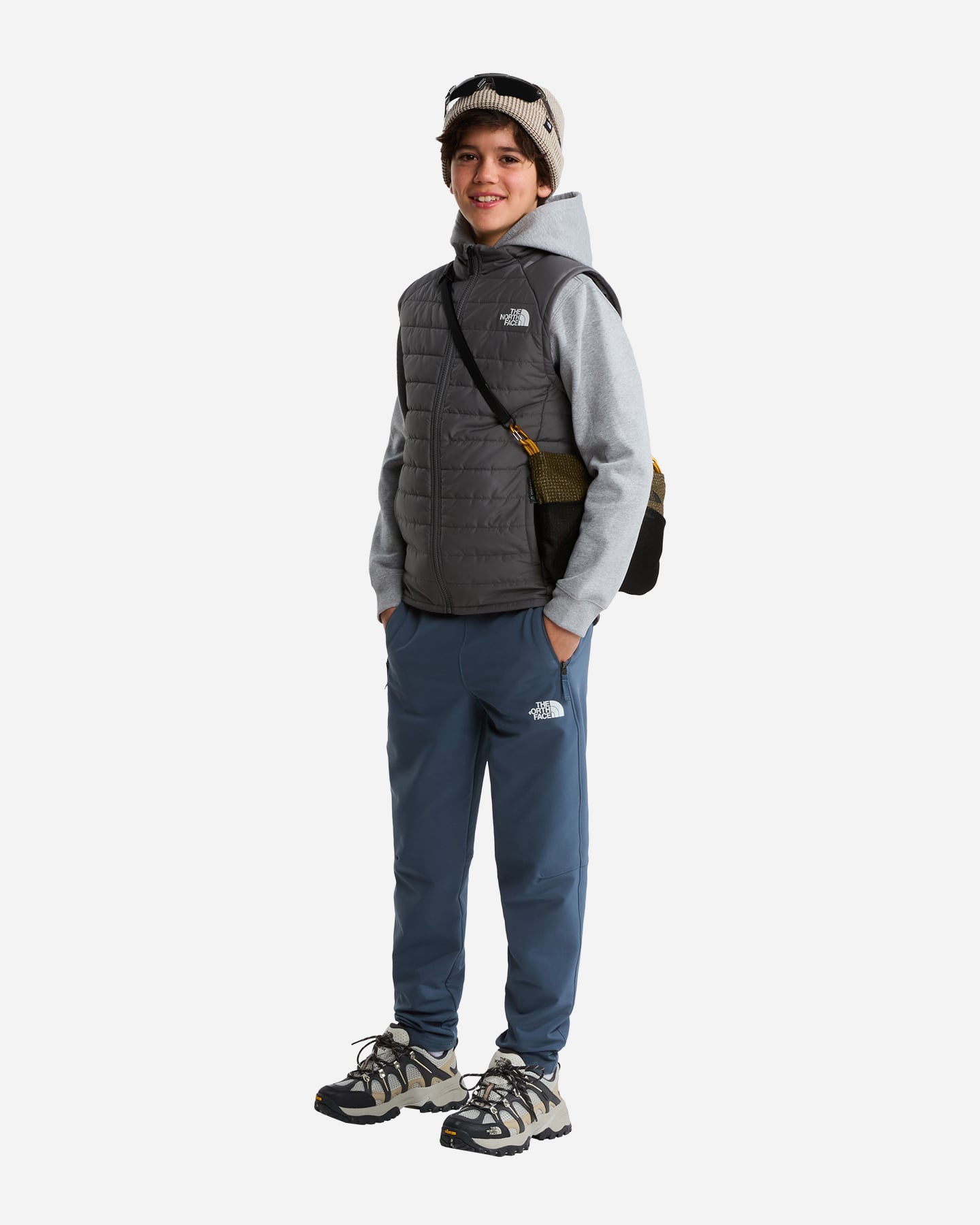 Gilet THE NORTH FACE NEVER STOP JR - Grigio - 5 | Cisalfa Sport