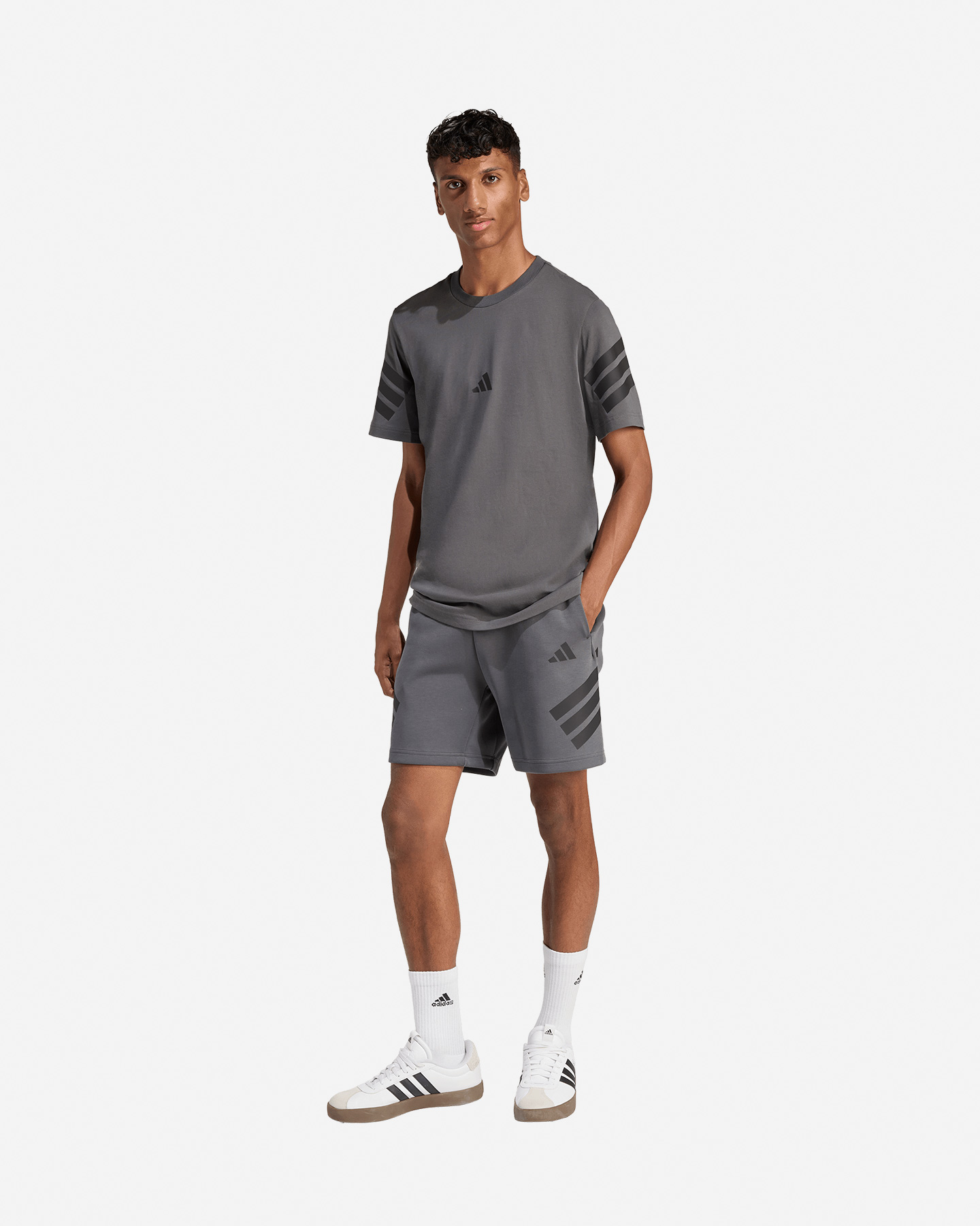 T-shirt ADIDAS FUTURE ICONS 3STRIPES M - Grigio - 3 | Cisalfa Sport