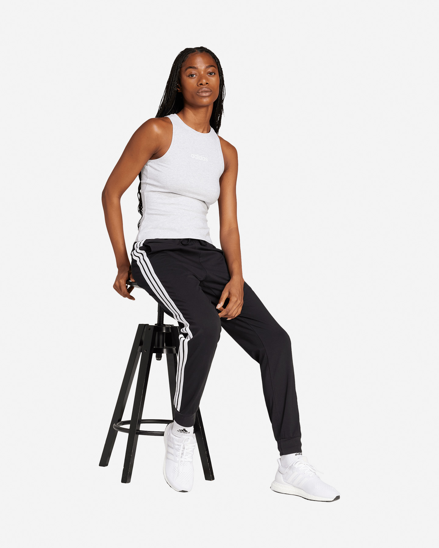 Pantalone ADIDAS ESSENTIALS 3STRIPES W - Nero - 3 | Cisalfa Sport