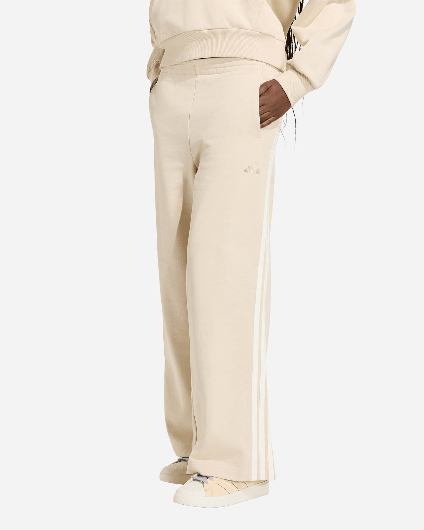 Pantalone ADIDAS KIT 3STRIPES W - Beige - 1 | Cisalfa Sport