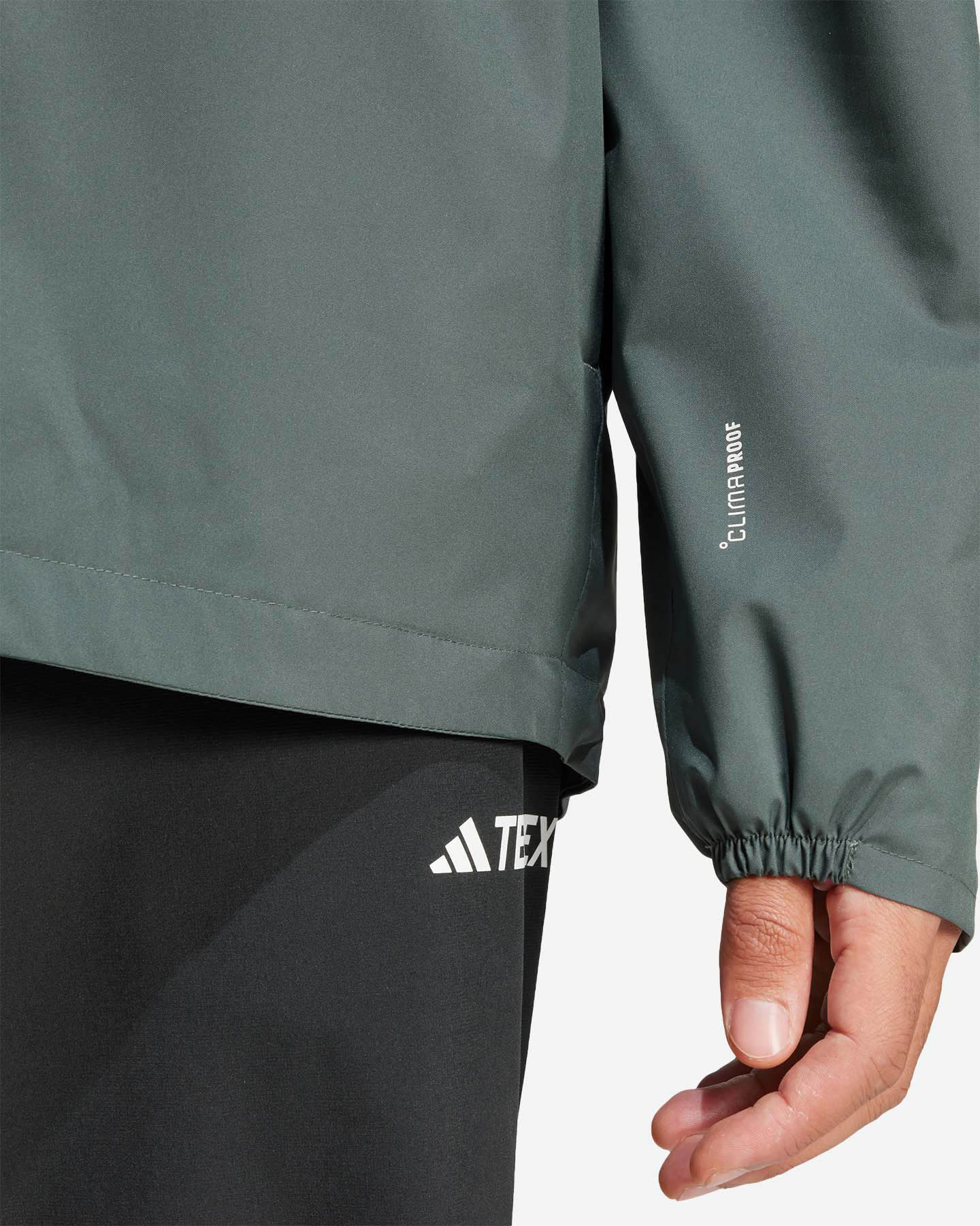 Giacca outdoor ADIDAS ESSENTIAL M - Verde - 5 | Cisalfa Sport