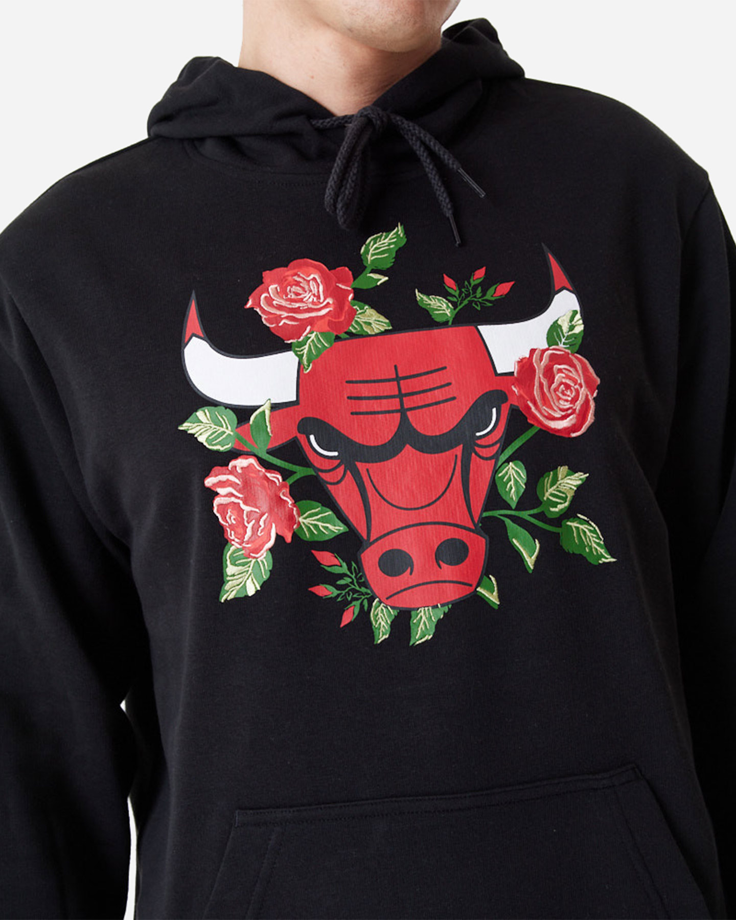 Felpa NEW ERA FLORAL GRAPHIC CHICAGO BULLS M - Nero - 3 | Cisalfa Sport