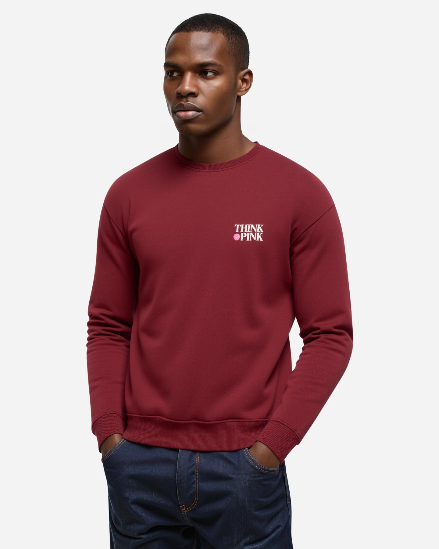 Felpa THINK PINK GOPCORE M - Rosso - 3 | Cisalfa Sport