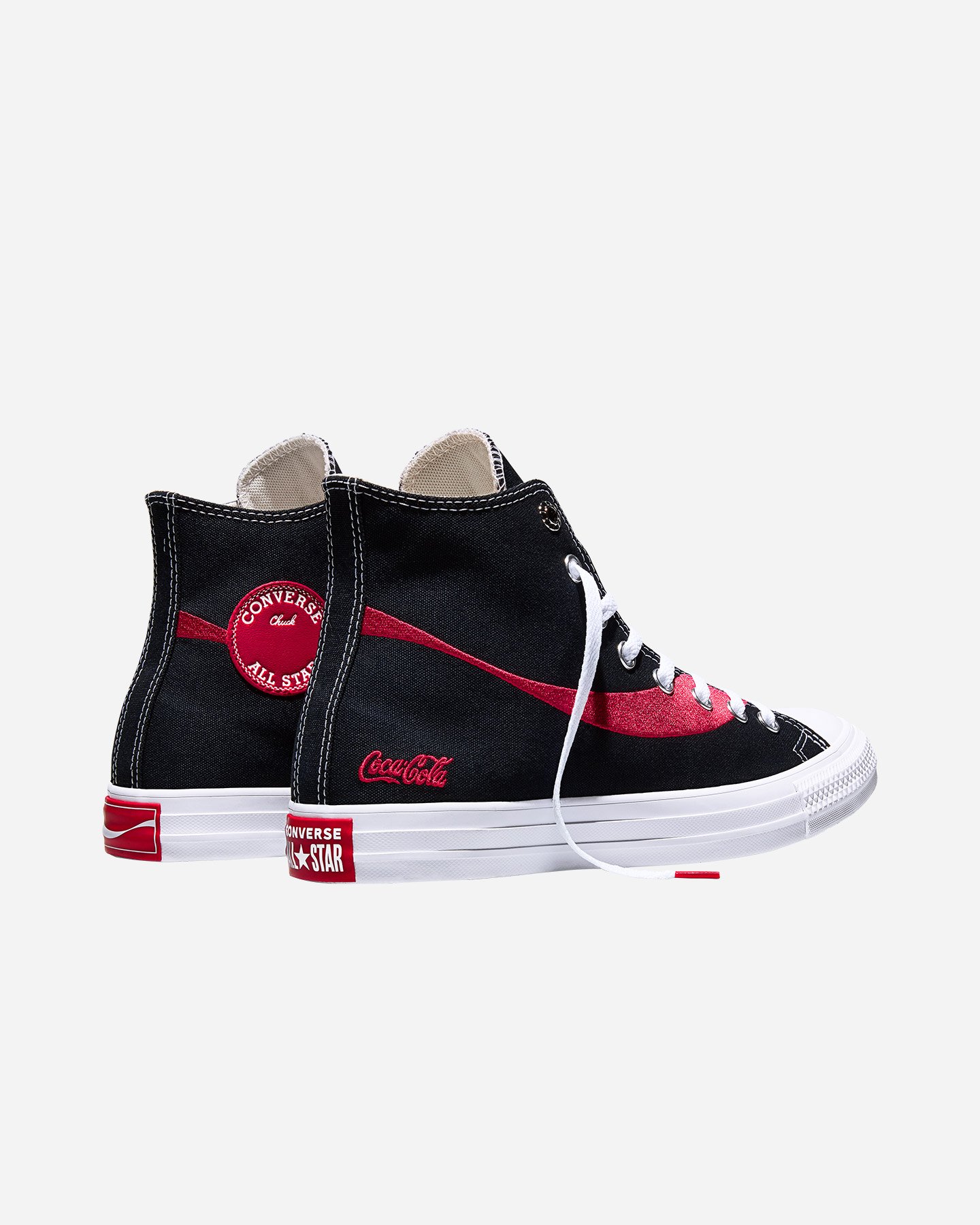 Scarpe sneakers CONVERSE CHUCK TAYLOR ALL STAR HIGH COCA COLA  - Nero - 4 | Cisalfa Sport