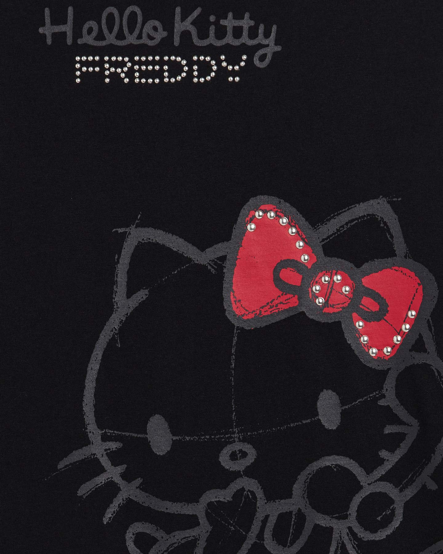 T-shirt FREDDY JERSEY BOXY KITTY W - Nero - 2 | Cisalfa Sport
