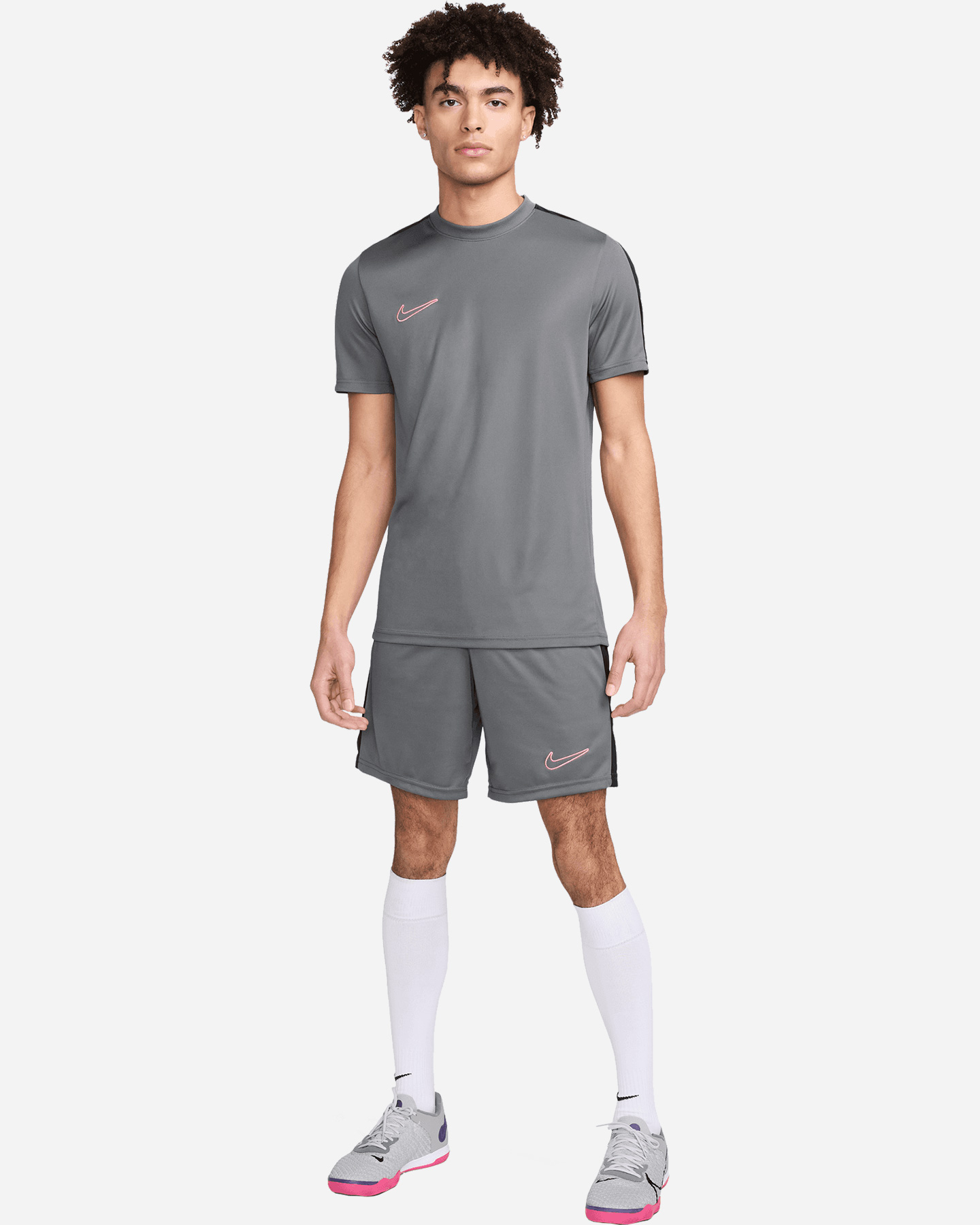 Pantaloncini calcio NIKE ACADEMY DRI FIT M - Grigio - 3 | Cisalfa Sport