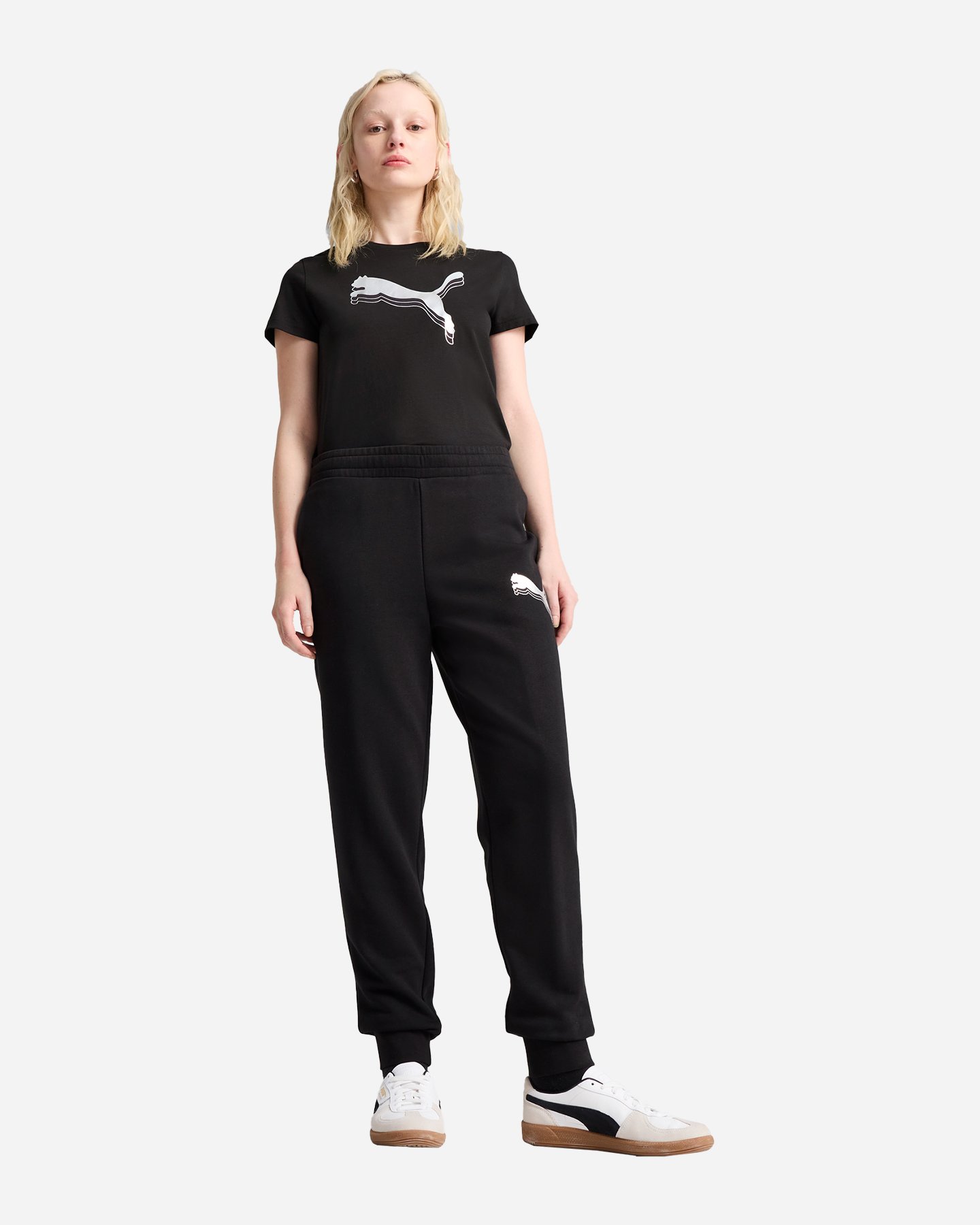 Pantalone PUMA LOGO W - Nero - 4 | Cisalfa Sport