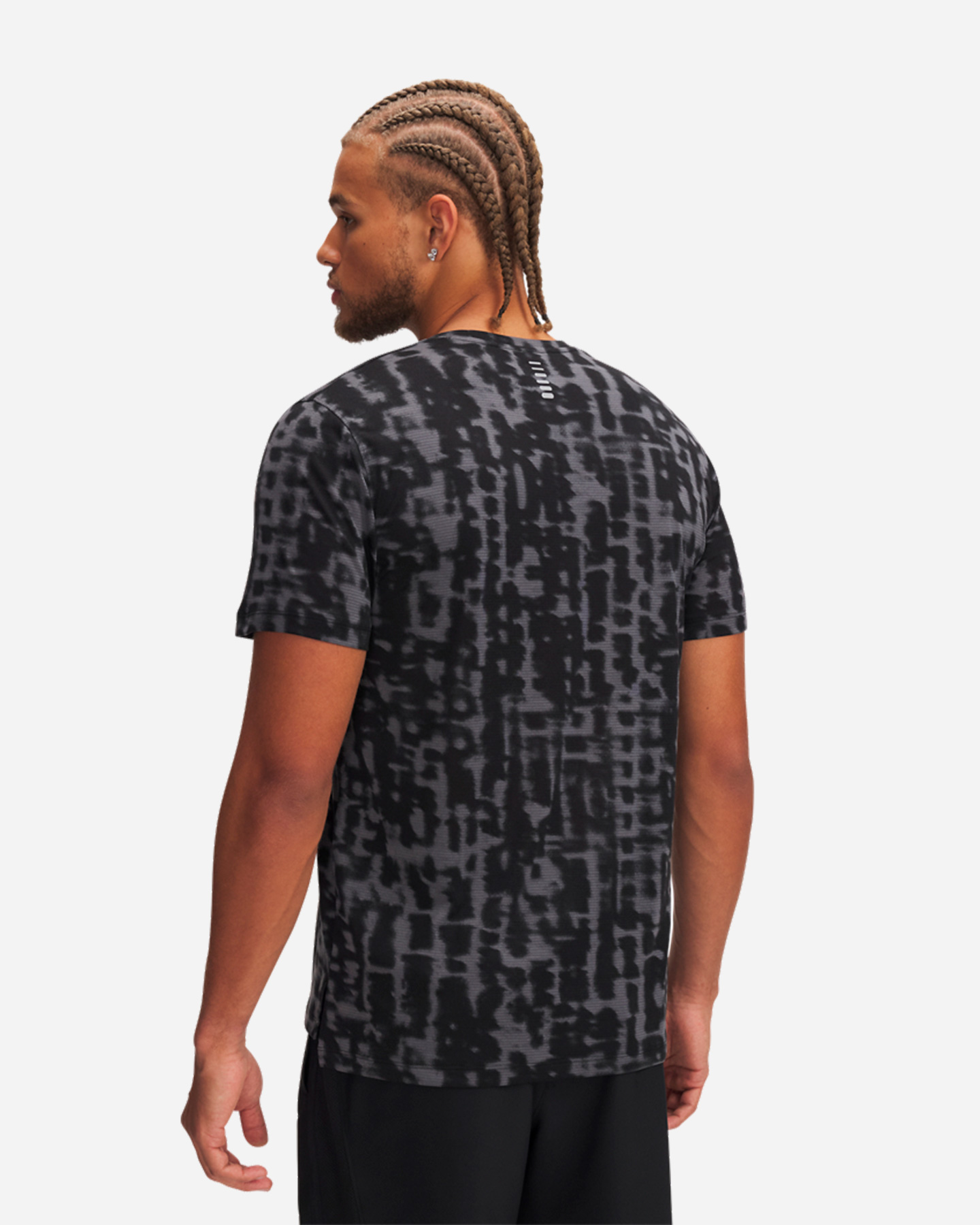 T-shirt running UNDER ARMOUR LAUNCH PRINTED M - Nero - 1 | Cisalfa Sport
