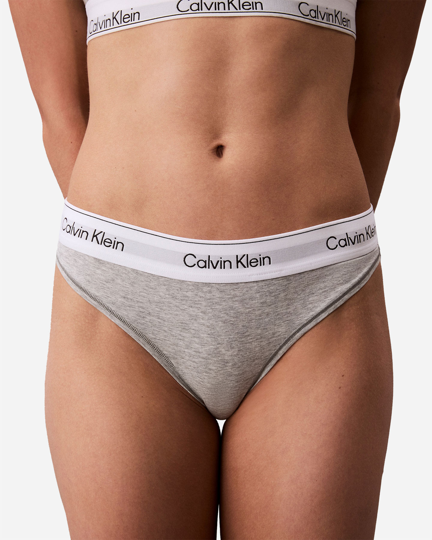 Intimo CALVIN KLEIN UNDERWEAR SLIP THONG W - Grigio - 5 | Cisalfa Sport