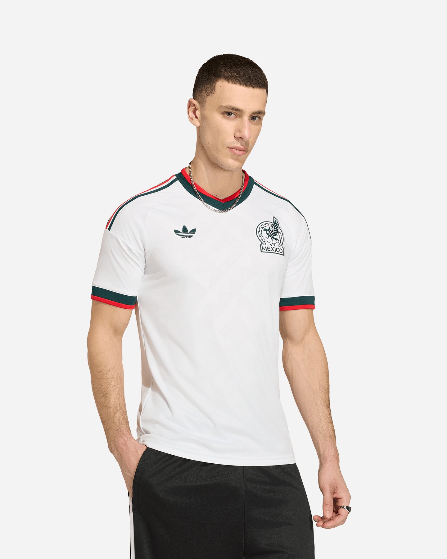 Maglia calcio ufficiale ADIDAS MESSICO 26 AWAY M - Bianco - 3 | Cisalfa Sport