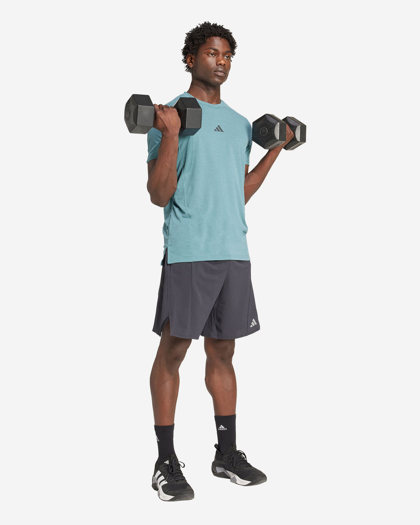 T-shirt training ADIDAS D4T M - Verde - 3 | Cisalfa Sport