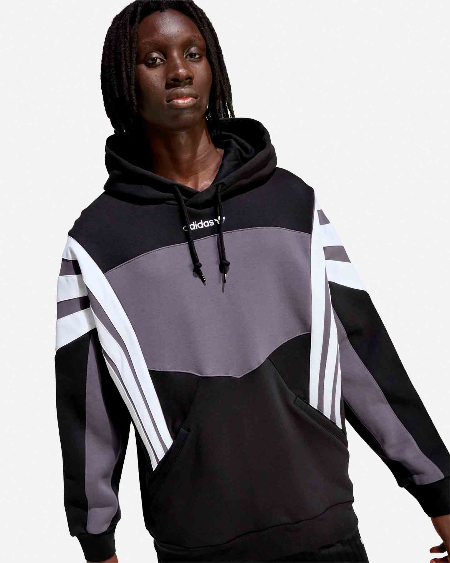 Felpa ADIDAS ORIGINALS SANTIAGO M - Nero - 5 | Cisalfa Sport