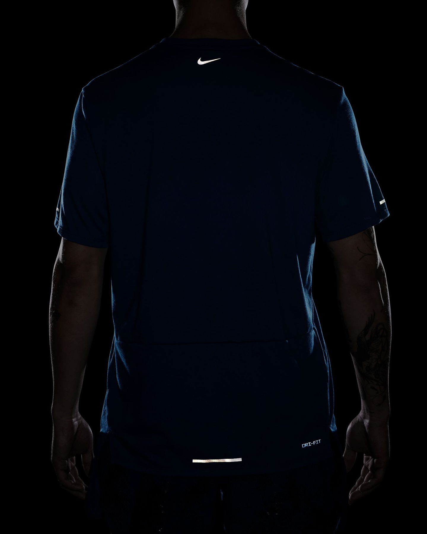 T-shirt running NIKE RISE 365 M - Blu - 4 | Cisalfa Sport