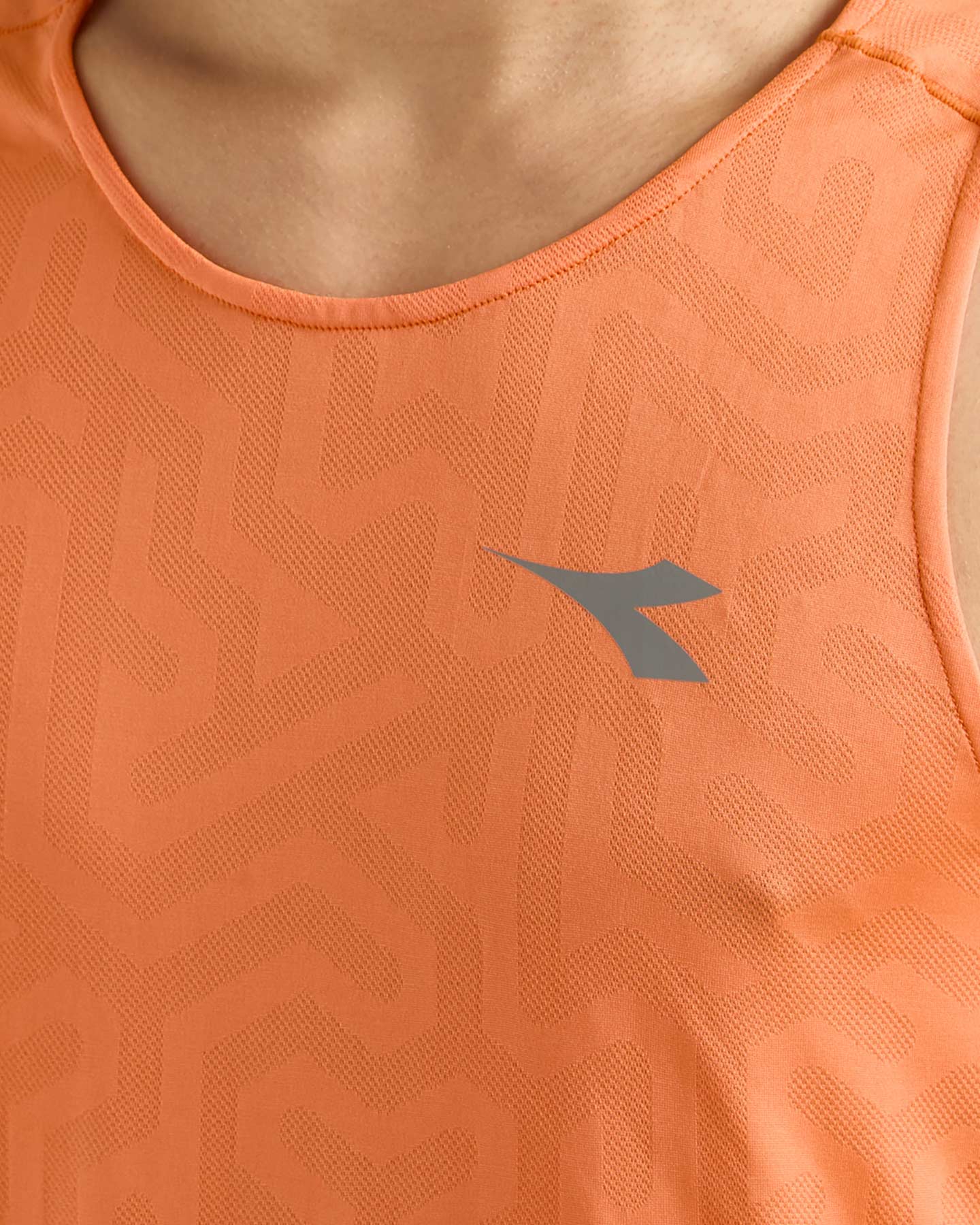 Canotta running DIADORA SUPERLIGHT M - Arancione - 4 | Cisalfa Sport