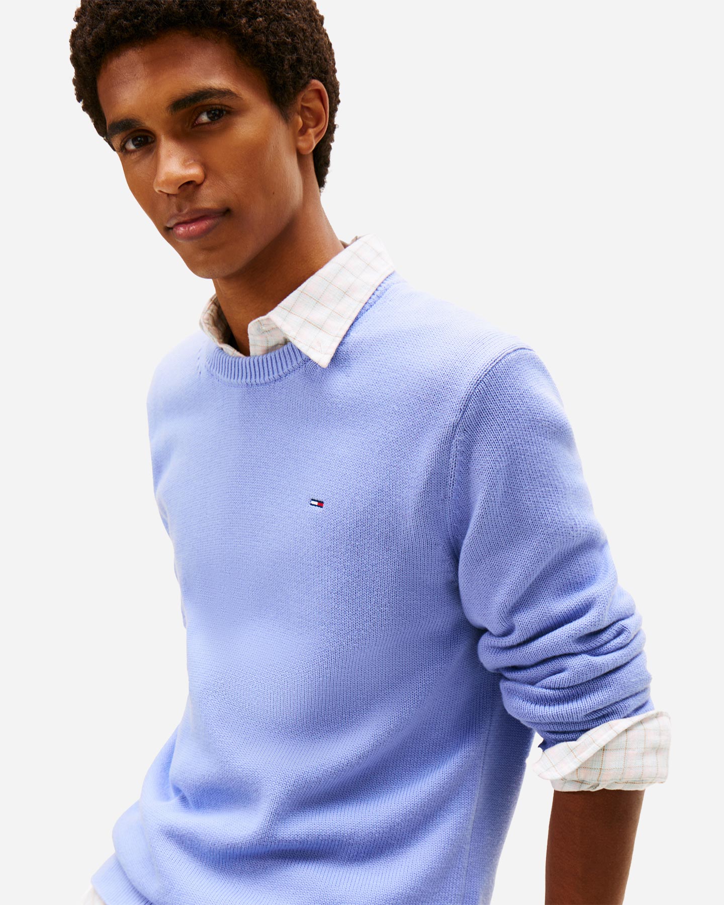 Maglione TOMMY HILFIGER ESSENTIAL M - Azzurro - 4 | Cisalfa Sport