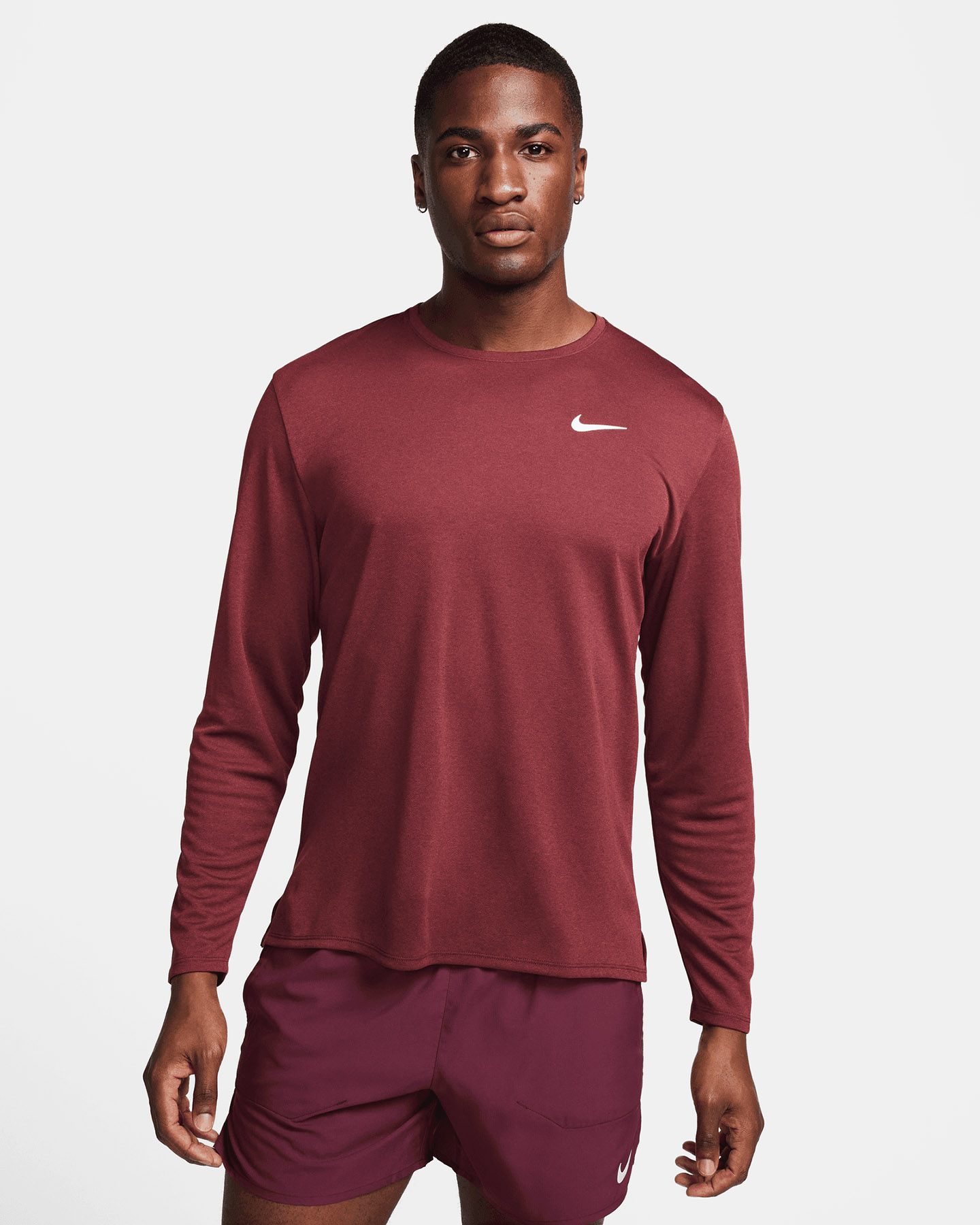 Maglia running NIKE MILER M - Rosso - 0 | Cisalfa Sport