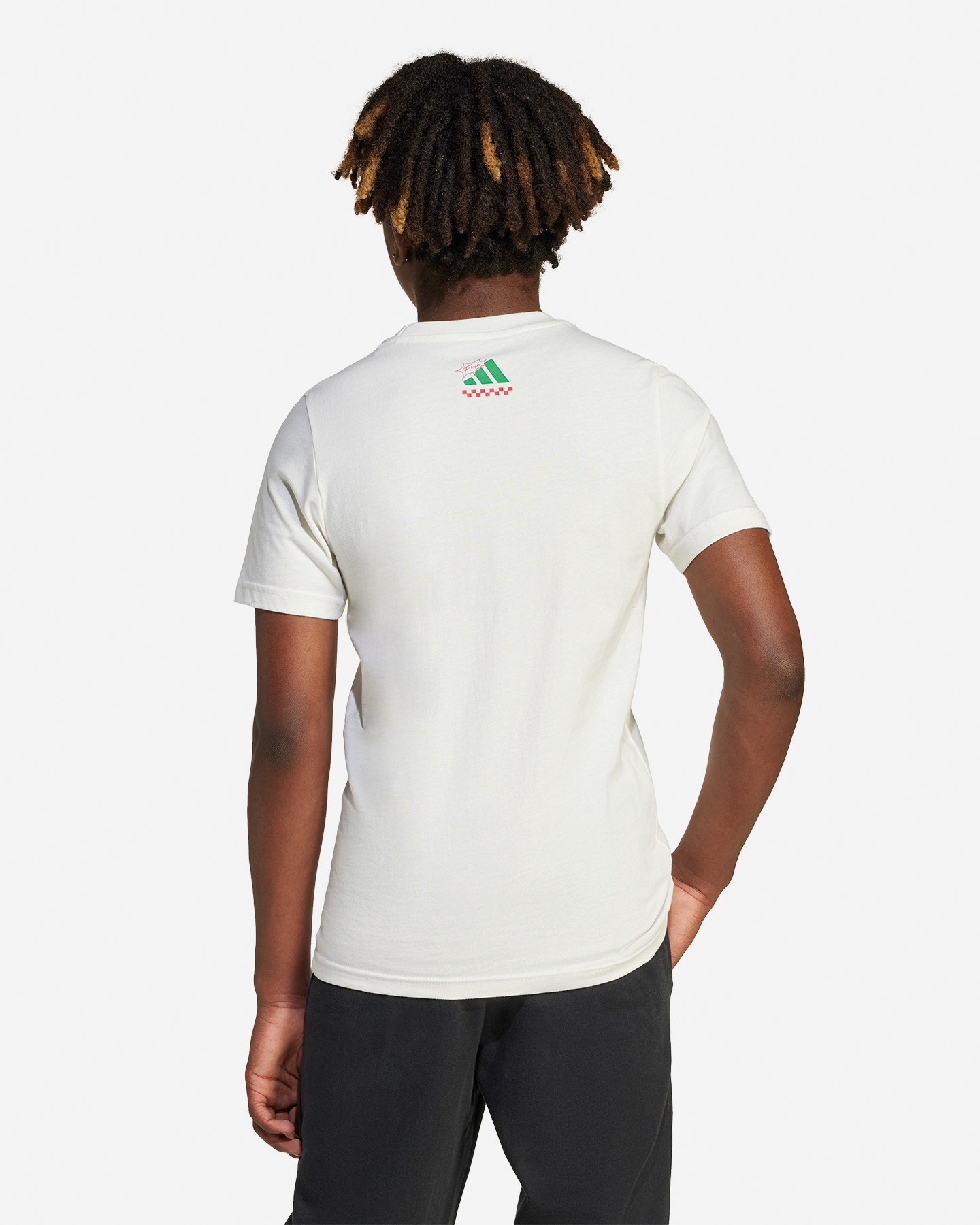 T-shirt ADIDAS PIZZA LOGO JR - Bianco - 2 | Cisalfa Sport
