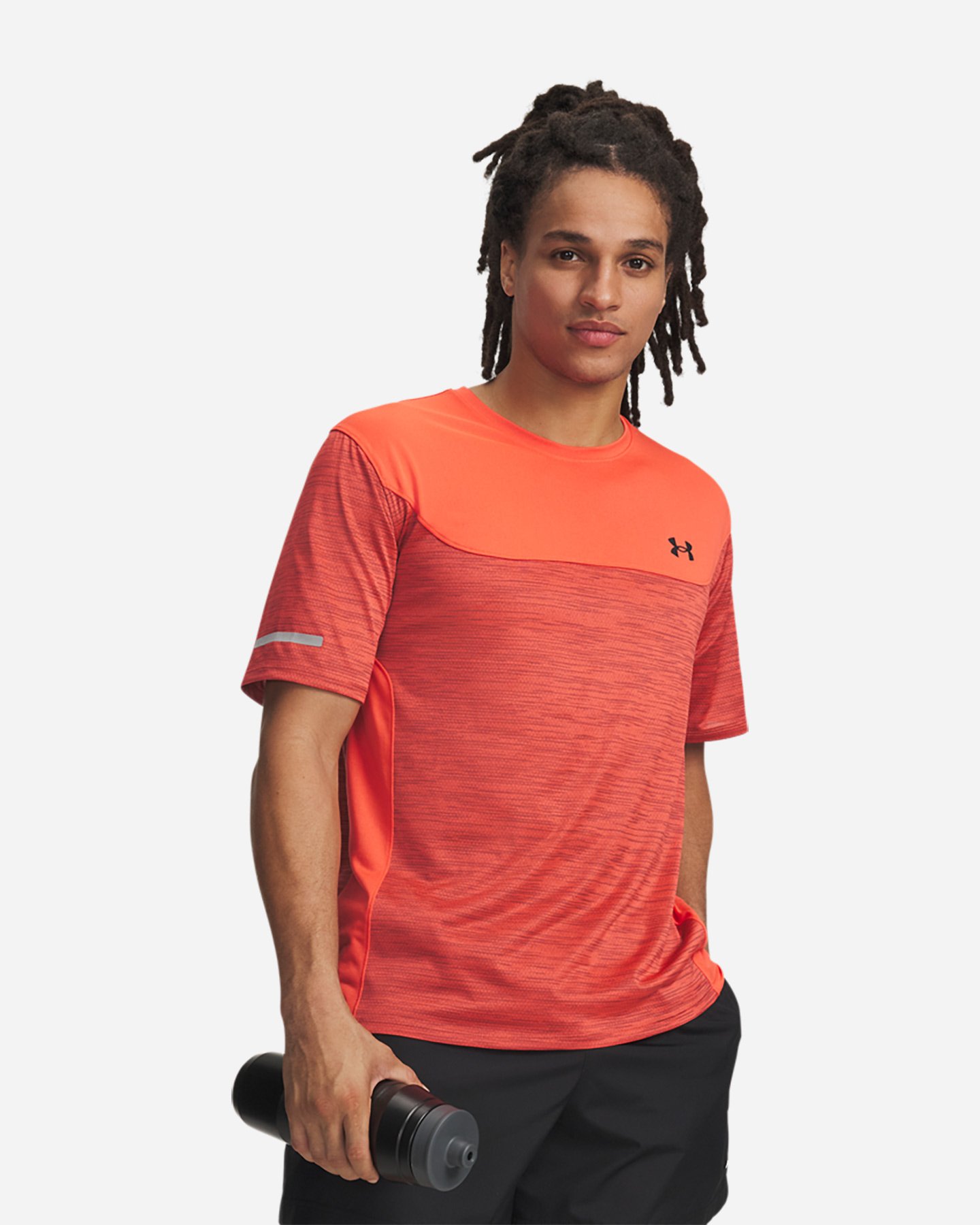 T-shirt training UNDER ARMOUR TECH UTILITY M - Rosso - 0 | Cisalfa Sport