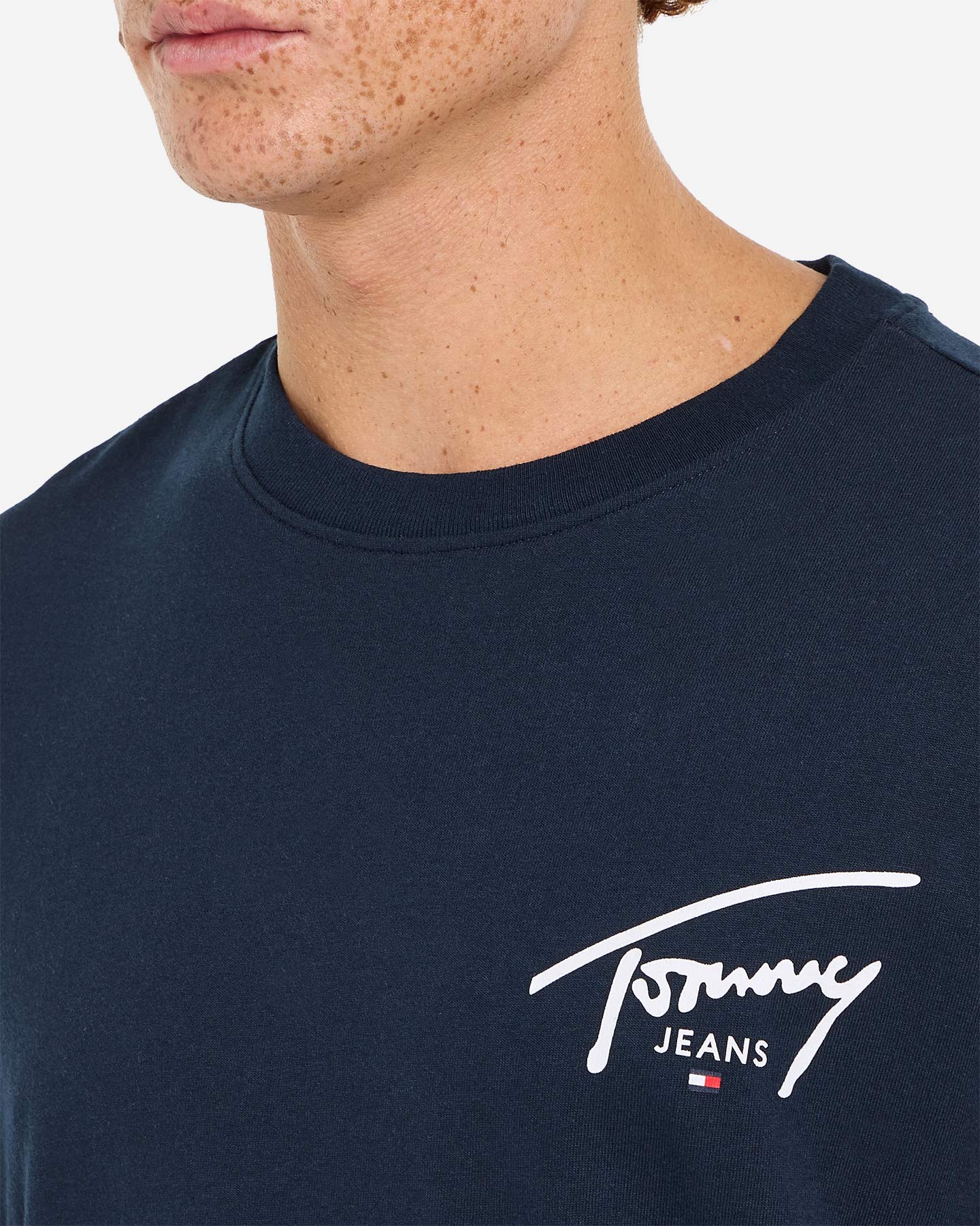 T-shirt TOMMY HILFIGER BACK LOGO SIGNATURE M - Blu - 4 | Cisalfa Sport