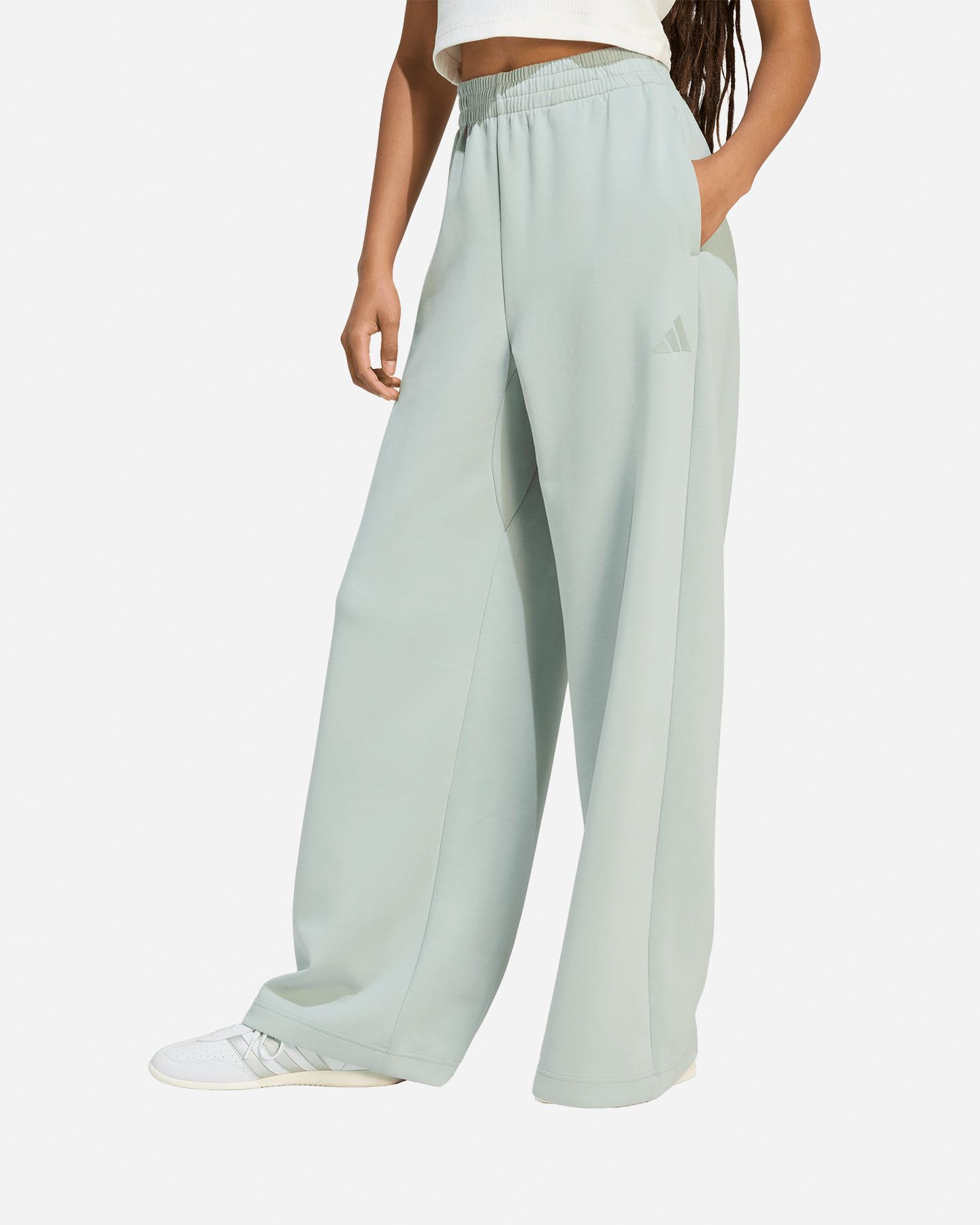 Pantalone ADIDAS SOFT LUX STRAIGHT W - Azzurro - 1 | Cisalfa Sport