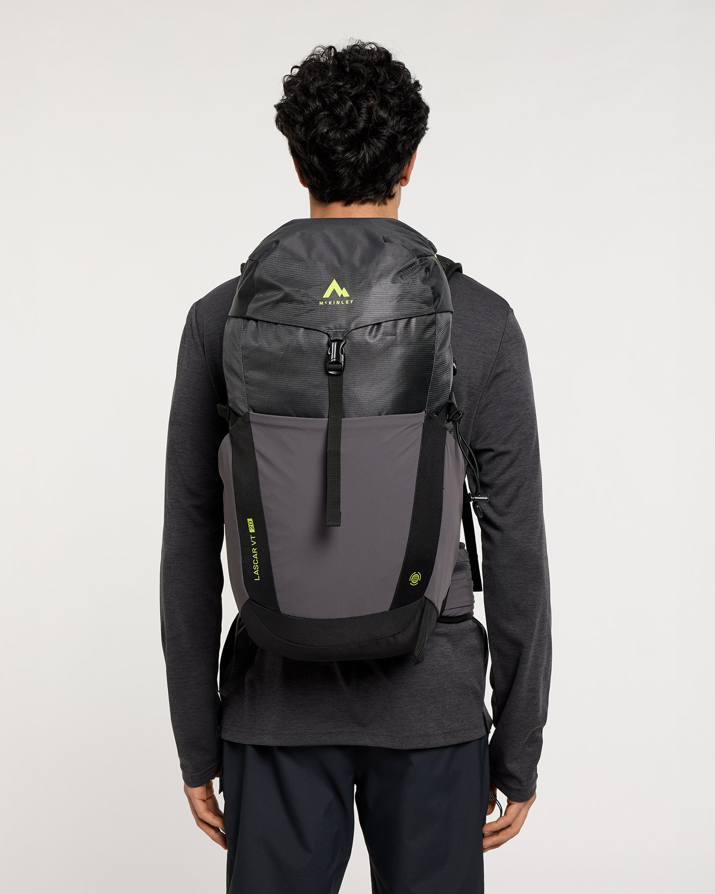 Zaino escursionismo MCKINLEY LASCAR II VT 20  - Antracite - 7 | Cisalfa Sport