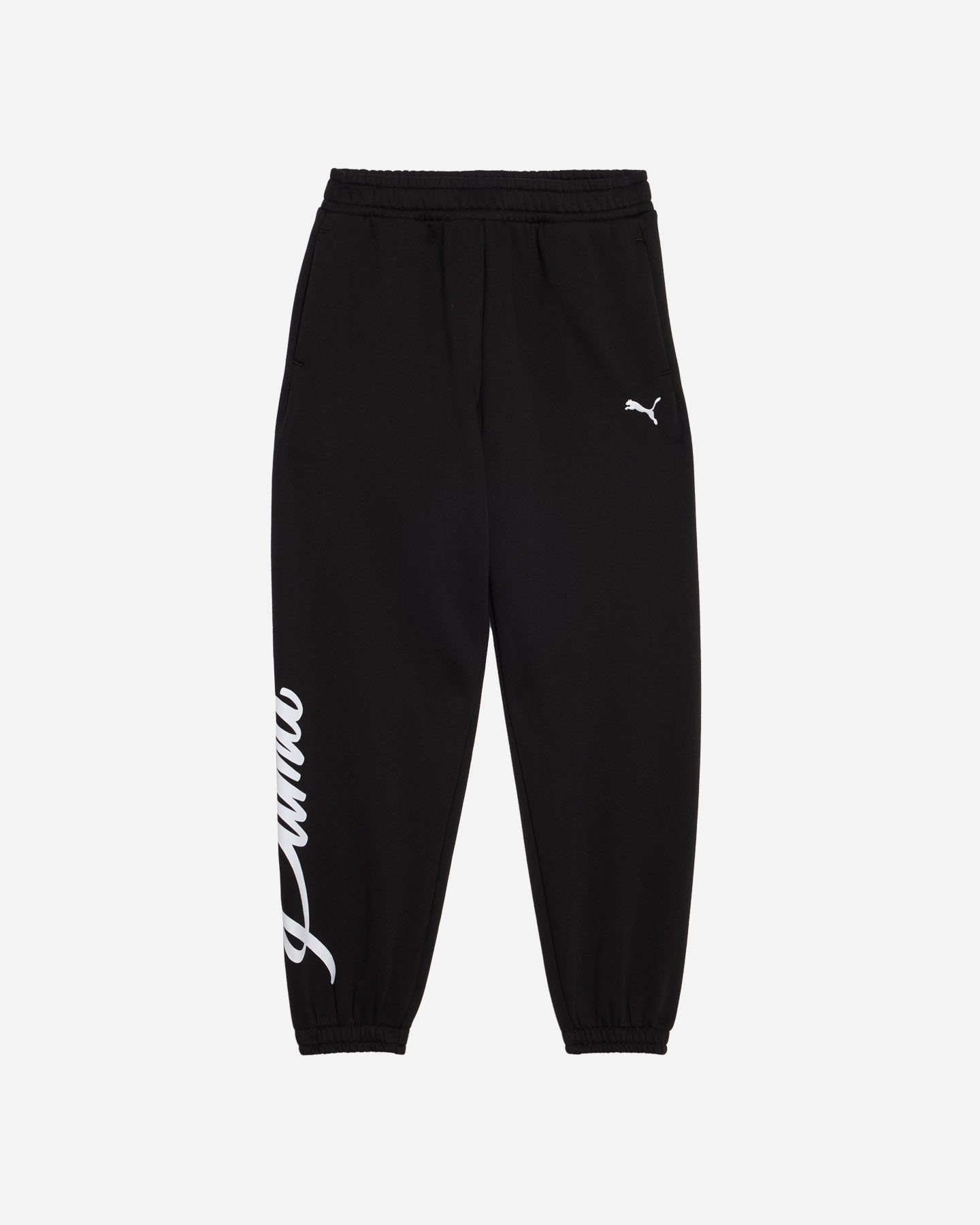 Pantalone PUMA RELAXED GRAPHIC JR - Nero - 0 | Cisalfa Sport