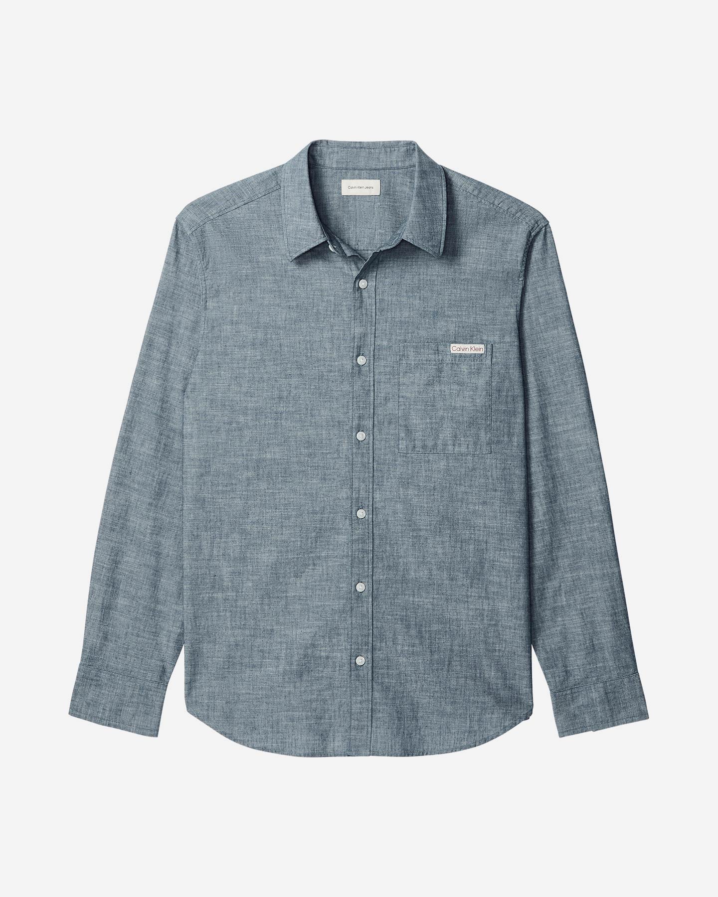 Camicia CALVIN KLEIN JEANS CHAMBRAY M - Azzurro - 0 | Cisalfa Sport