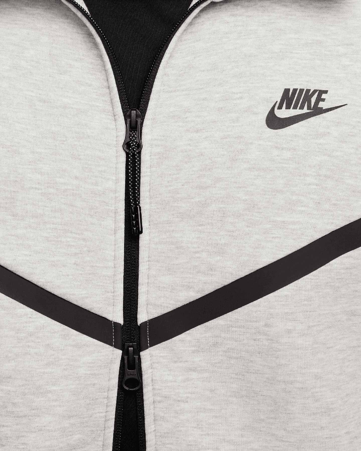 Felpa NIKE TECH FLEECE M - Grigio - 3 | Cisalfa Sport