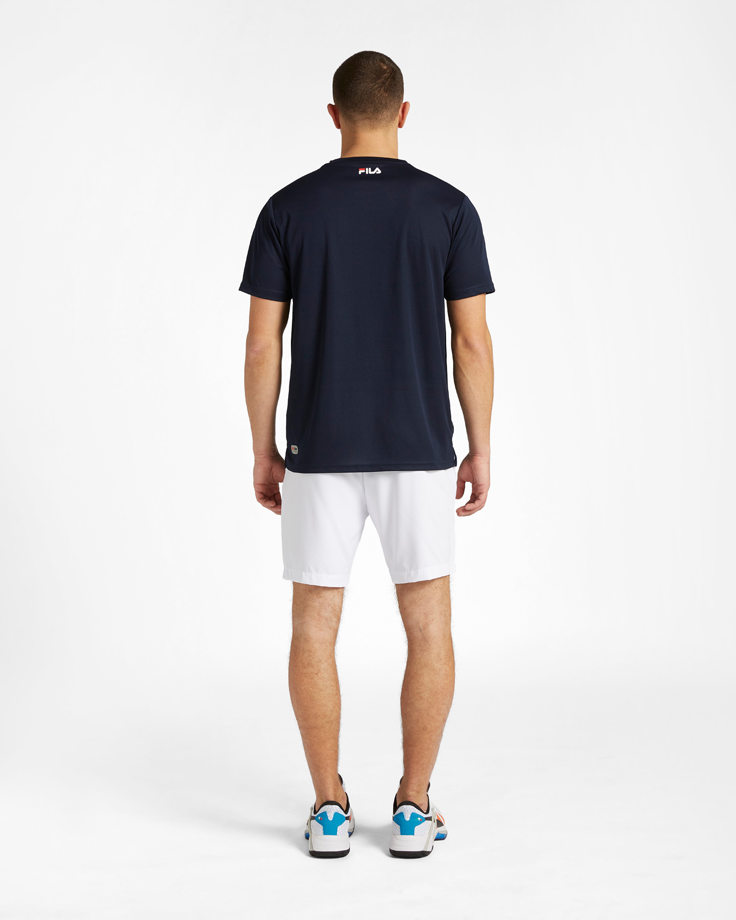 T-shirt tennis FILA BASIC F-BOX M - Blu - 2 | Cisalfa Sport