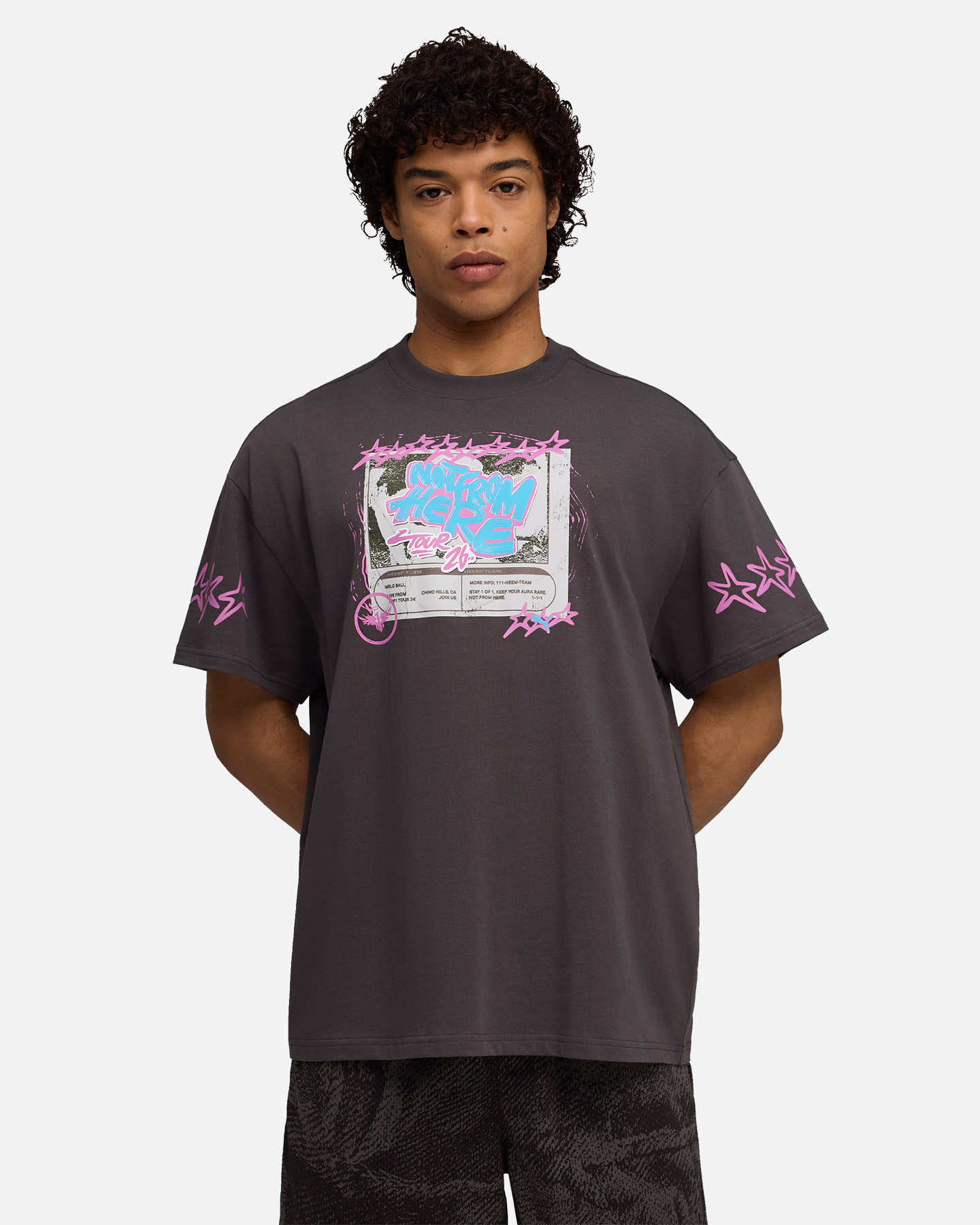 Maglia basket PUMA MELO X HIVE II M - Grigio - 2 | Cisalfa Sport