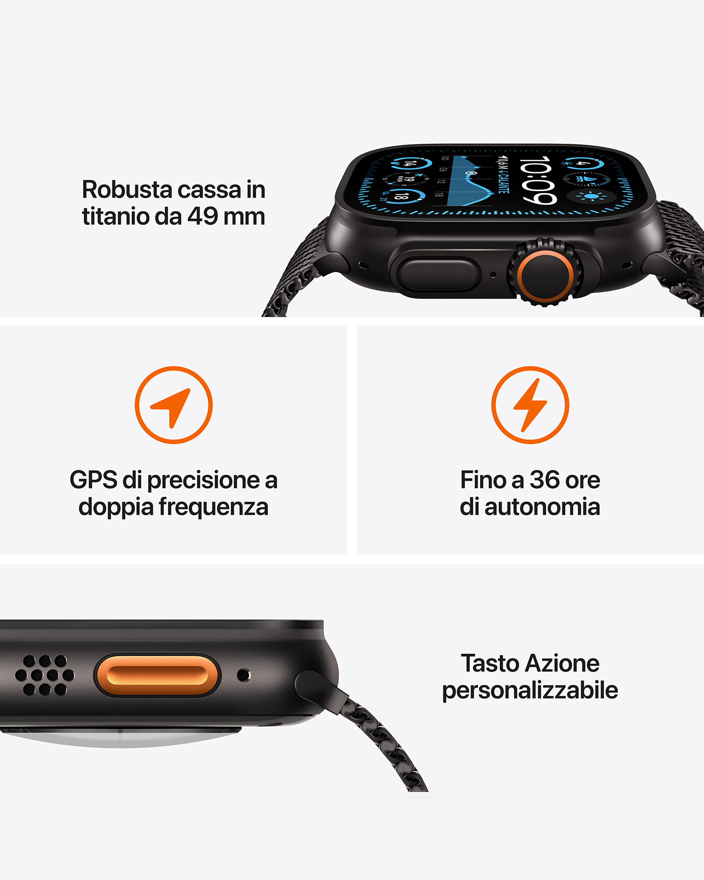 Orologio multifunzione APPLE APPLE WATCH ULTRA 2 GPS + CELLULAR 49MM  - Color mix - 2 | Cisalfa Sport