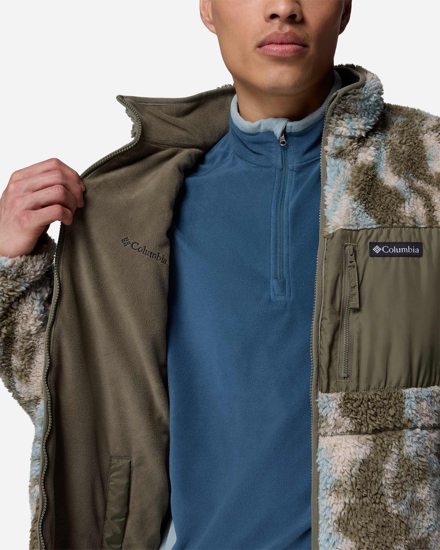 Felpa COLUMBIA WINTER PASS M - Verde - 5 | Cisalfa Sport