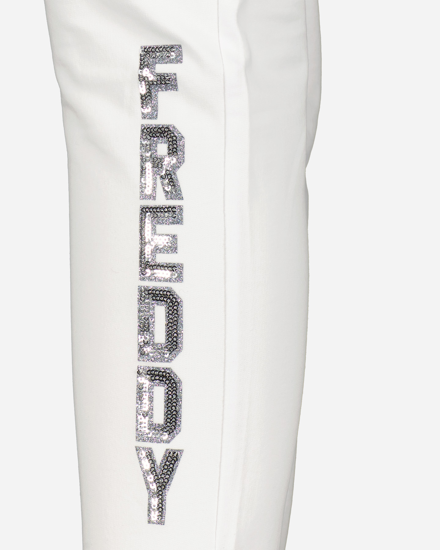Pantalone FREDDY LOGO PAILLETTES W - Bianco - 3 | Cisalfa Sport