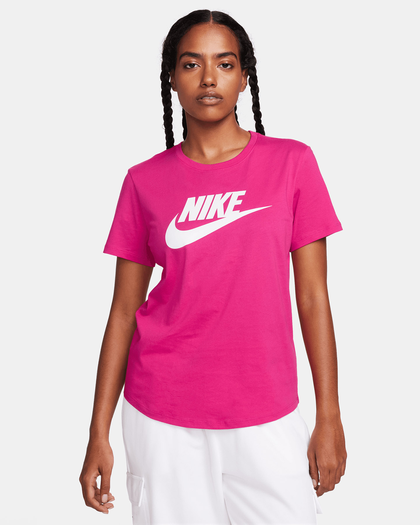 T-shirt NIKE CLUB BIG LOGO W - Fucsia - 0 | Cisalfa Sport