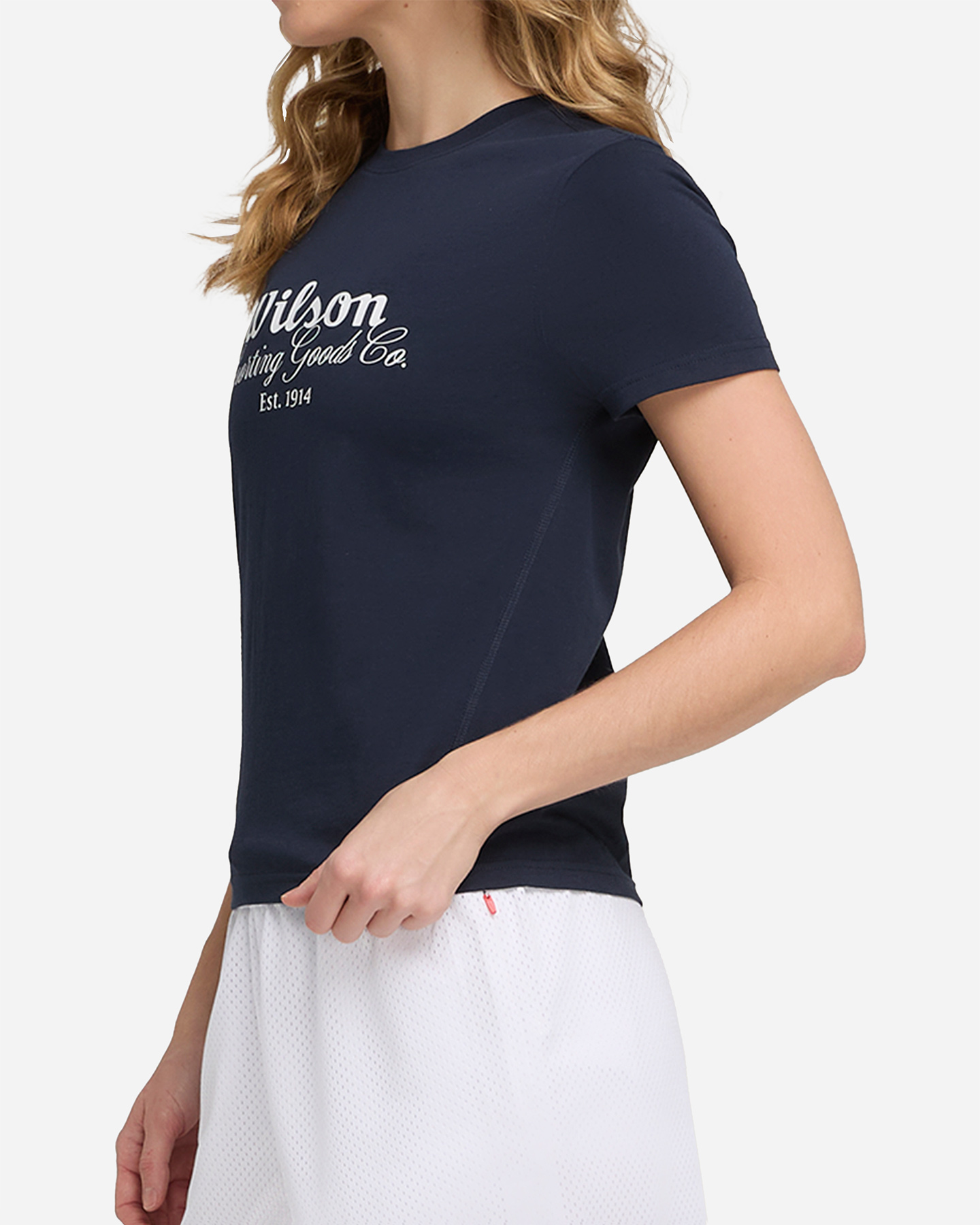 T-shirt tennis WILSON EASY W - Blu Navy - 2 | Cisalfa Sport