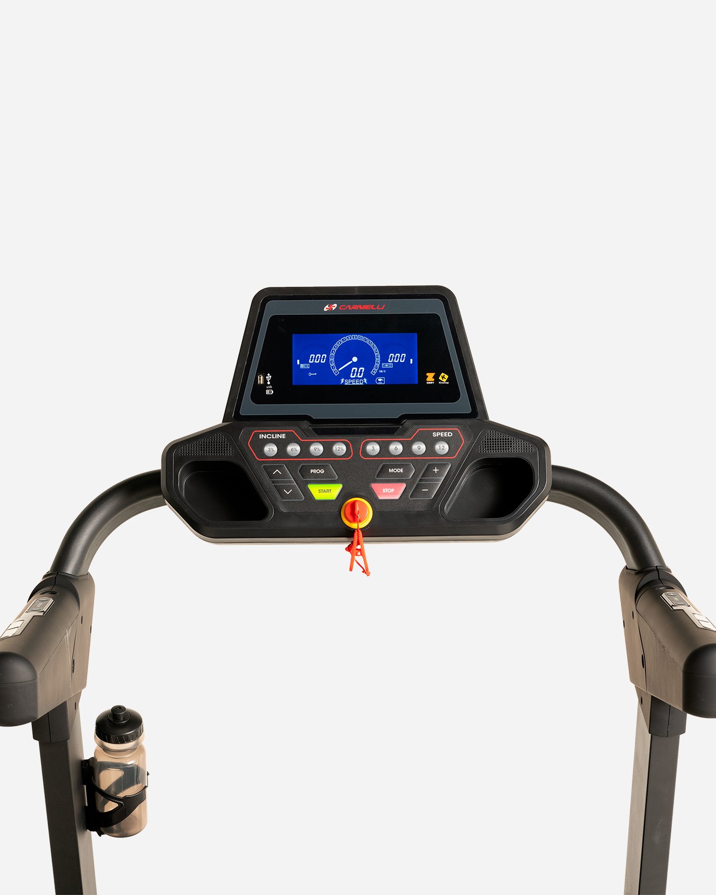 Tapis roulant CARNIELLI HP PRO IMPACT  - Nero - 3 | Cisalfa Sport