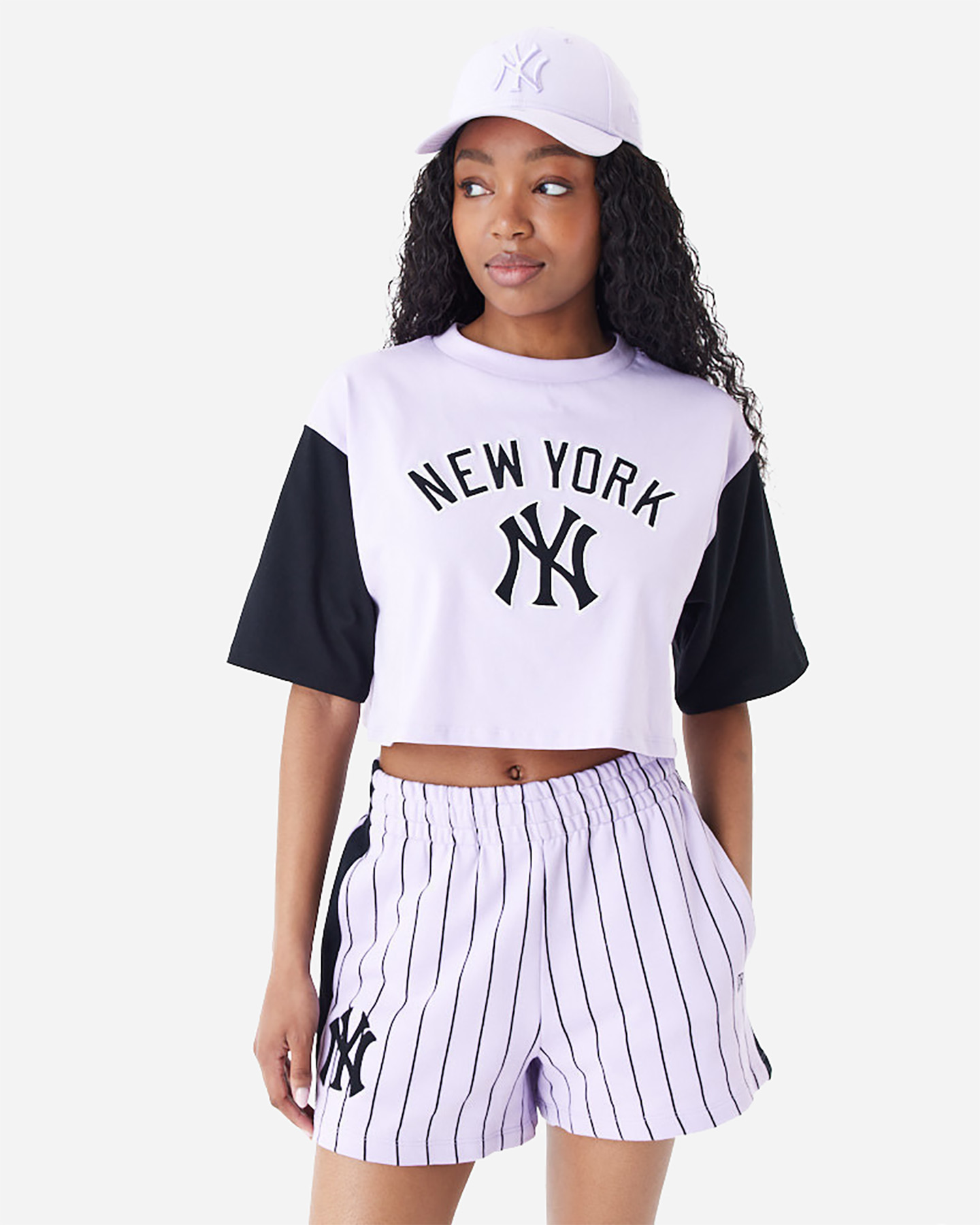 T-shirt NEW ERA CROP NEW YORK YANKEES W - Bianco - 0 | Cisalfa Sport
