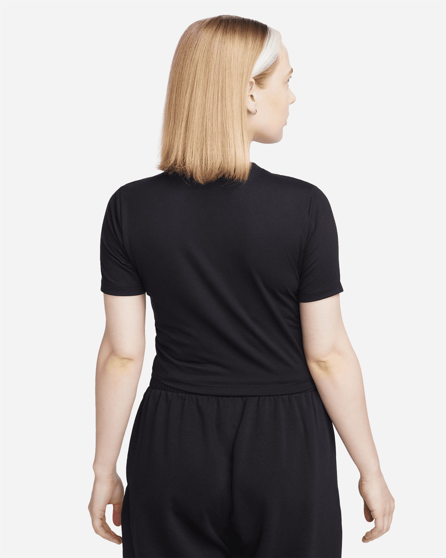 T-shirt NIKE CROP ESSENTIALS W - Nero - 1 | Cisalfa Sport