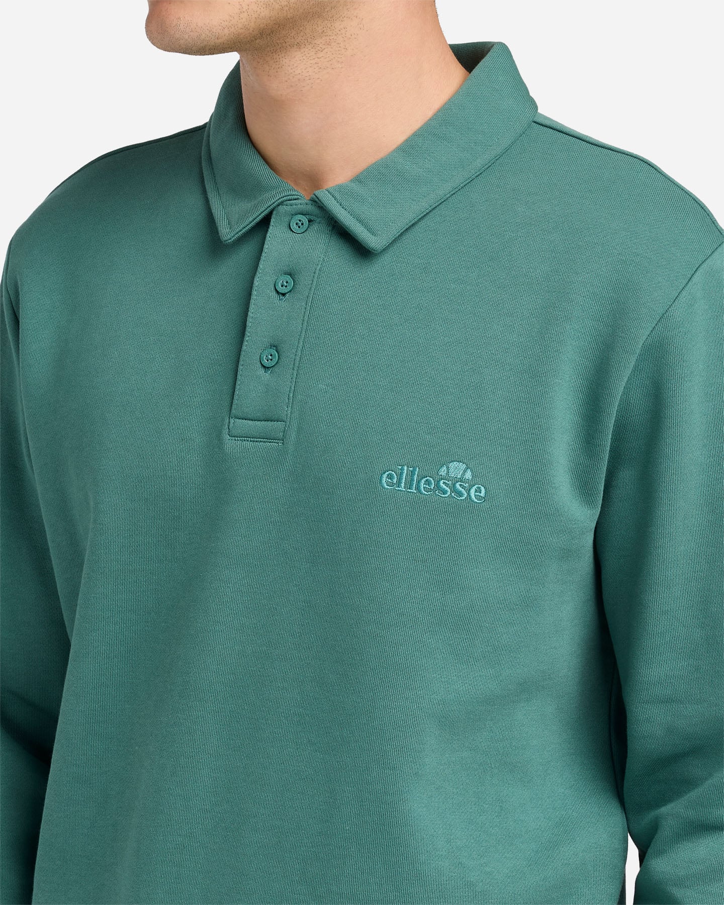 Felpa ELLESSE ESSENZIALE M - Verde - 5 | Cisalfa Sport