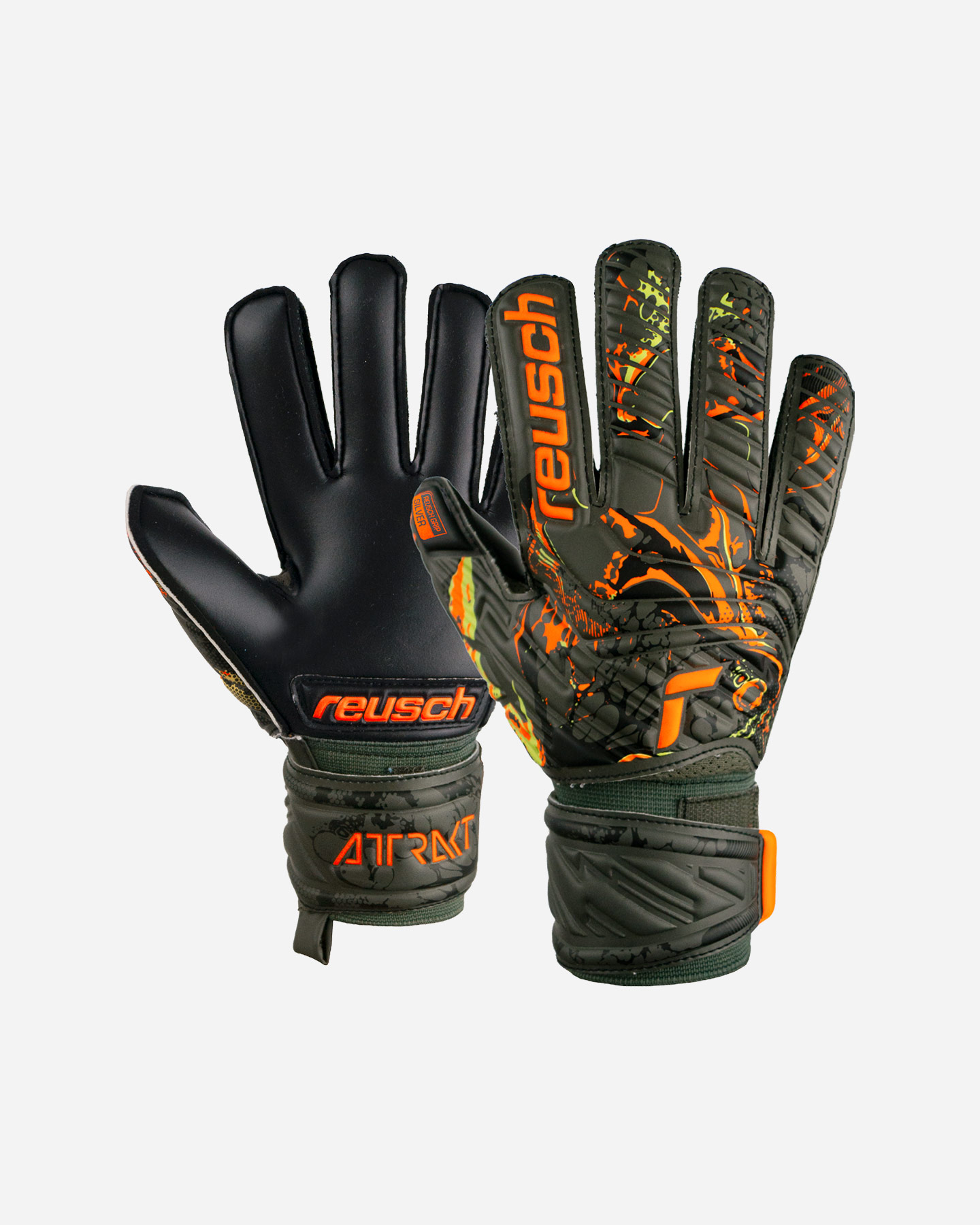Guanti portiere REUSCH ATTRAKT SILVER  - Color mix - 0 | Cisalfa Sport