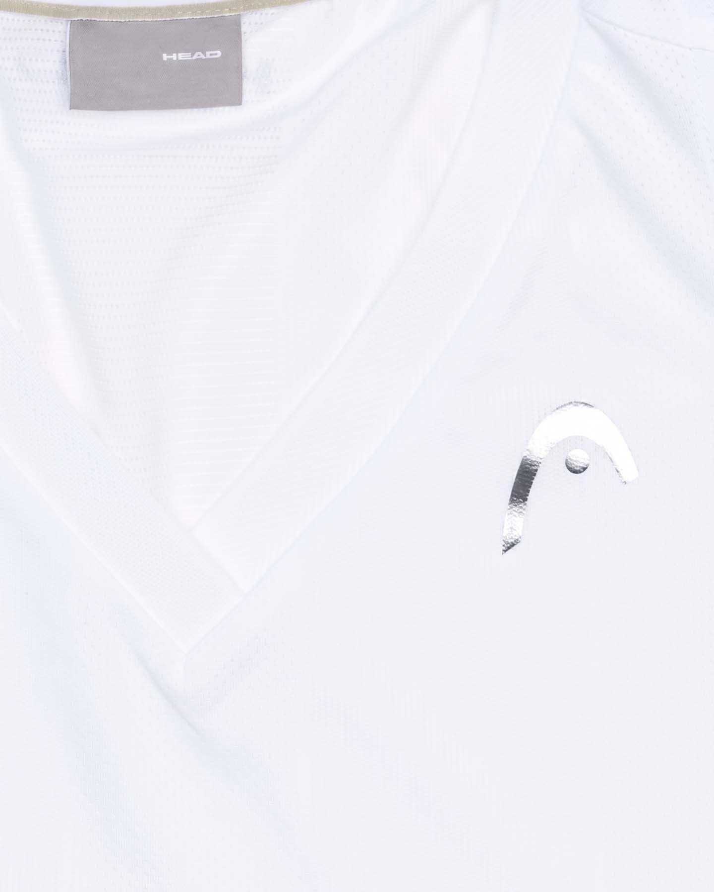 T-shirt tennis HEAD PERFORMANCE W - Bianco - 2 | Cisalfa Sport