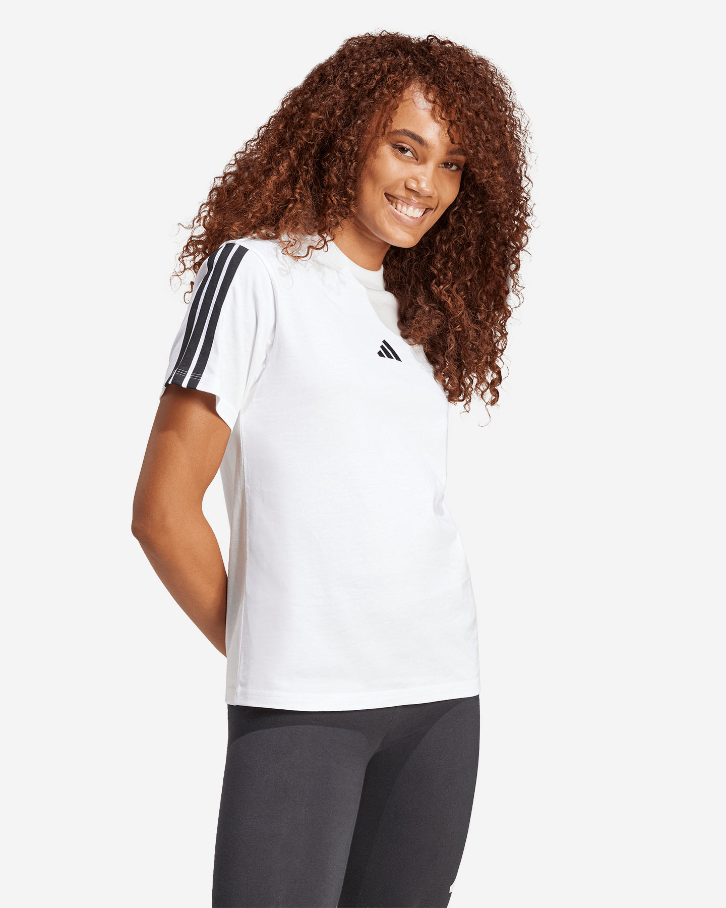 T-shirt ADIDAS 3STRIPES W - Bianco - 3 | Cisalfa Sport