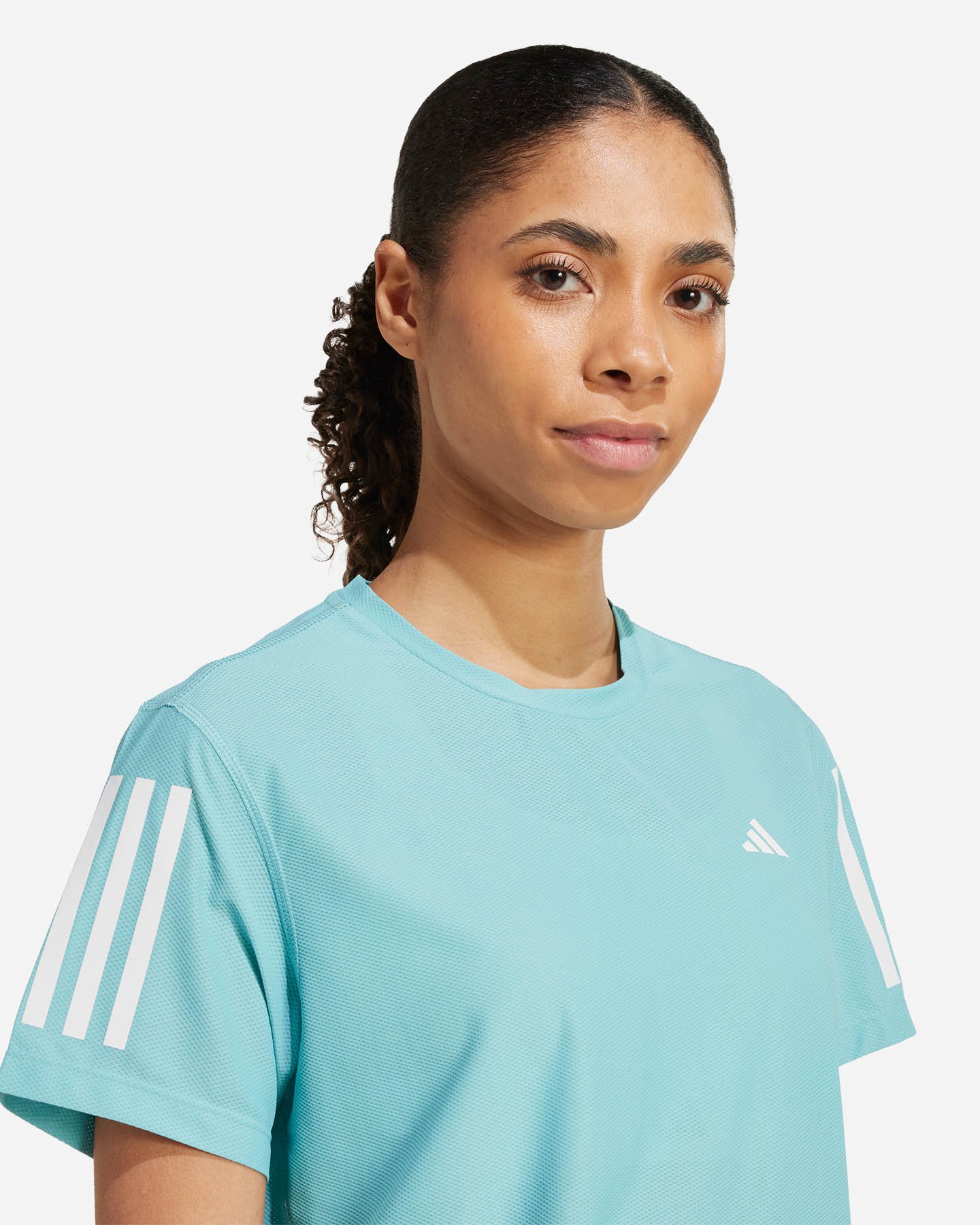 T-shirt running ADIDAS OTR B W - Verde - 5 | Cisalfa Sport