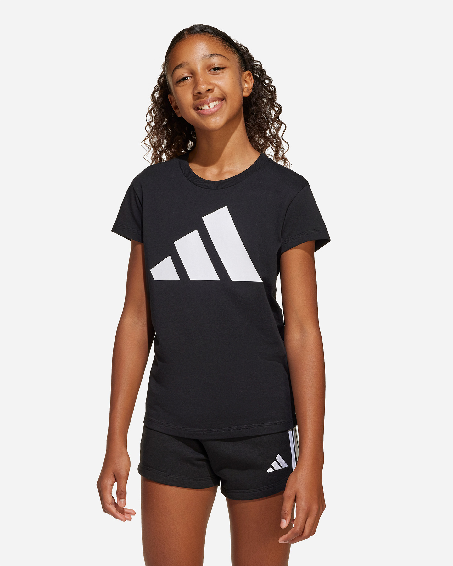 T-shirt ADIDAS ESSENTIALS BIG LOGO JR - Nero - 1 | Cisalfa Sport