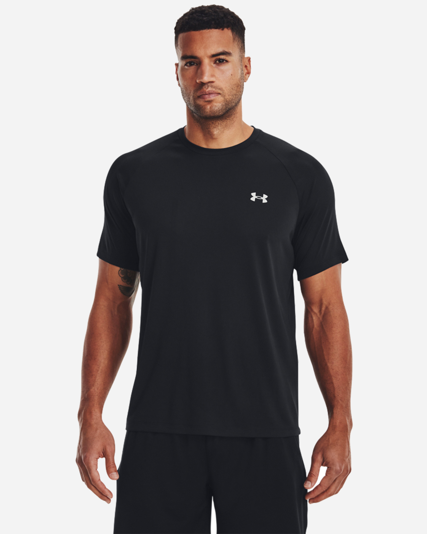 T-shirt training UNDER ARMOUR TECH REFLECTIVE M - Nero - 2 | Cisalfa Sport